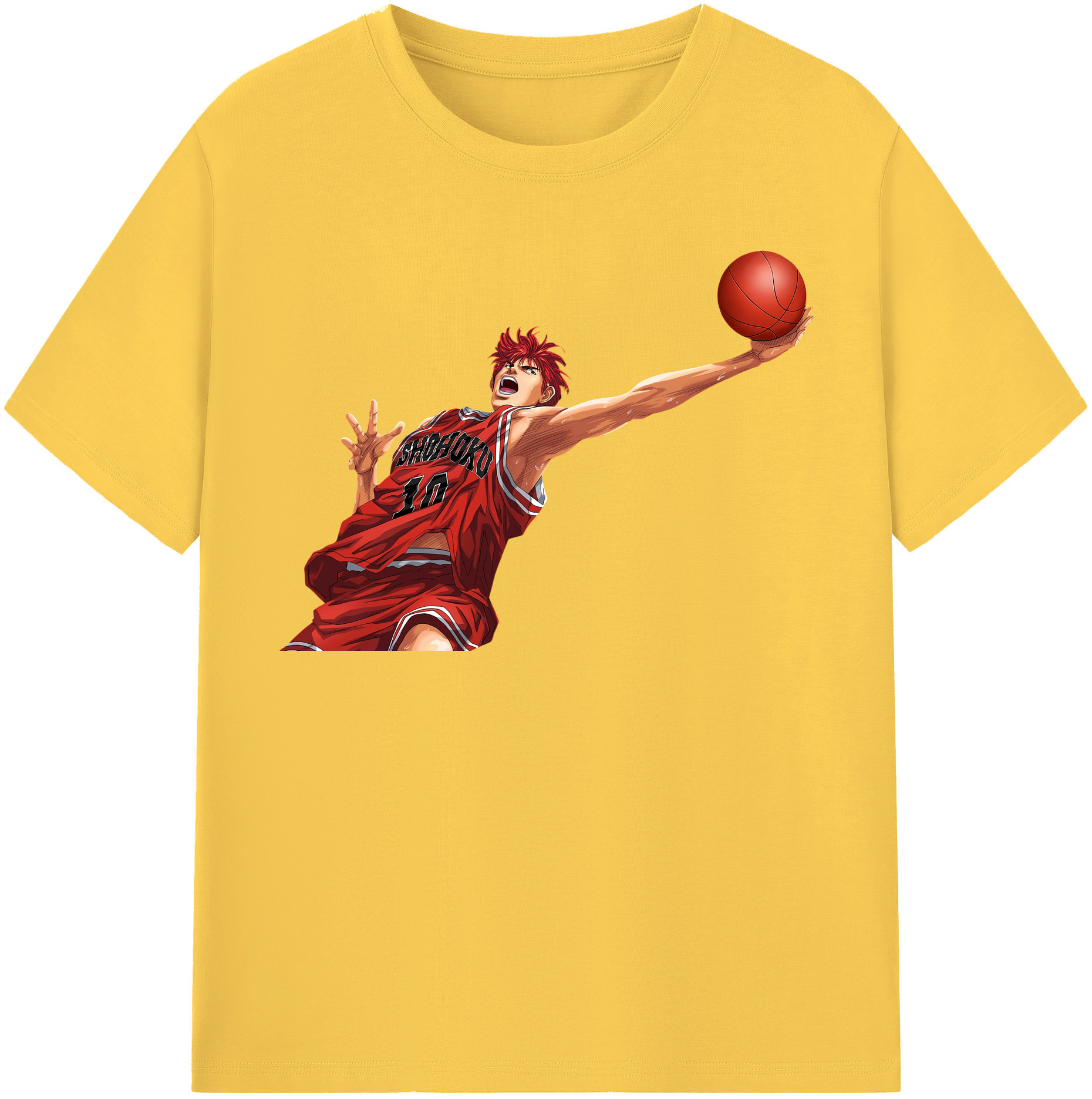（画像用） SLAM DUNK／スラムダンク 綿100％半袖Tシャツ（フロントプリント）