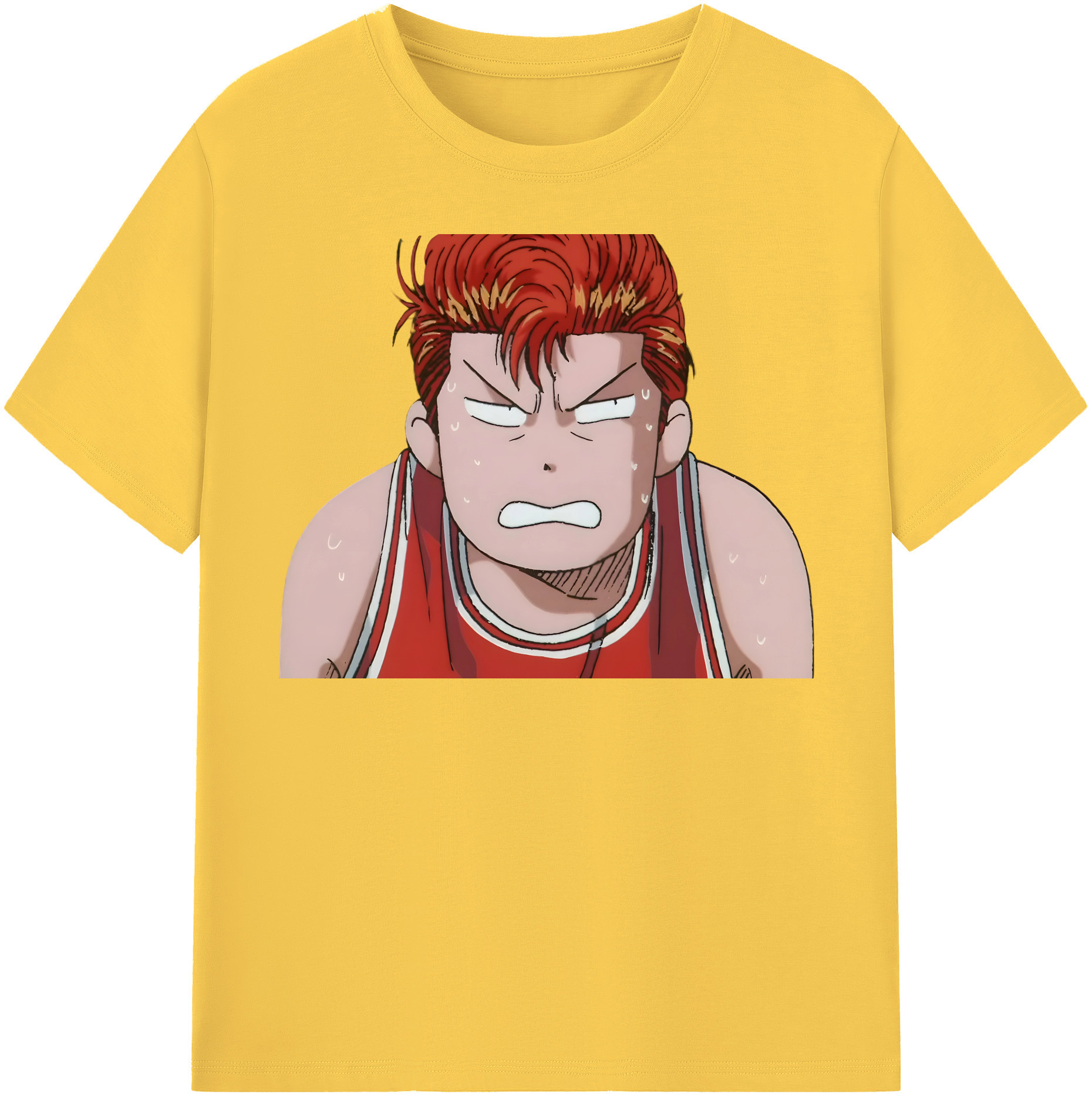 SLAM DUNK／スラムダンク 綿100％半袖Tシャツ（フロントプリント）