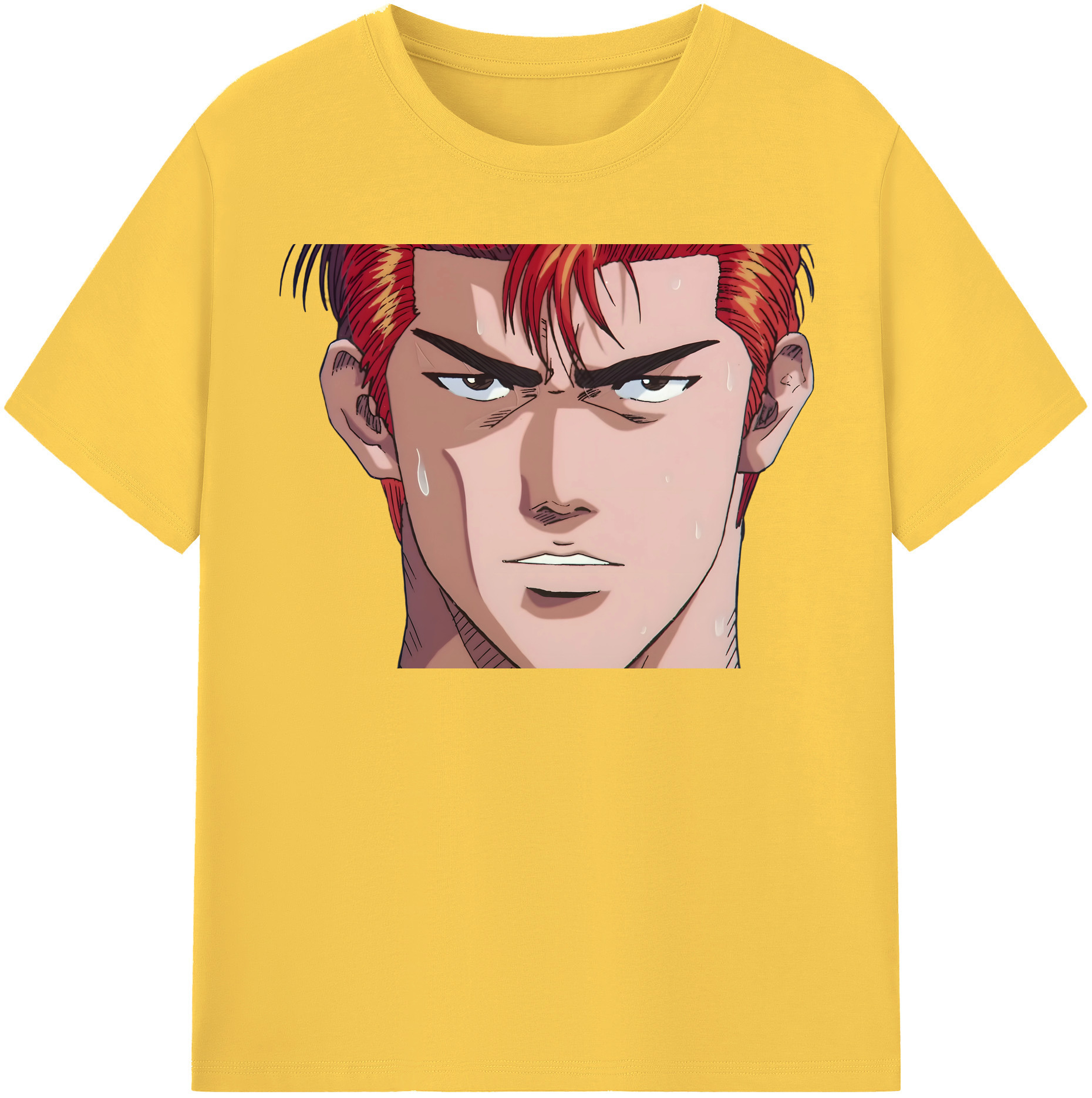 SLAM DUNK／スラムダンク 綿100％半袖Tシャツ（フロントプリント）
