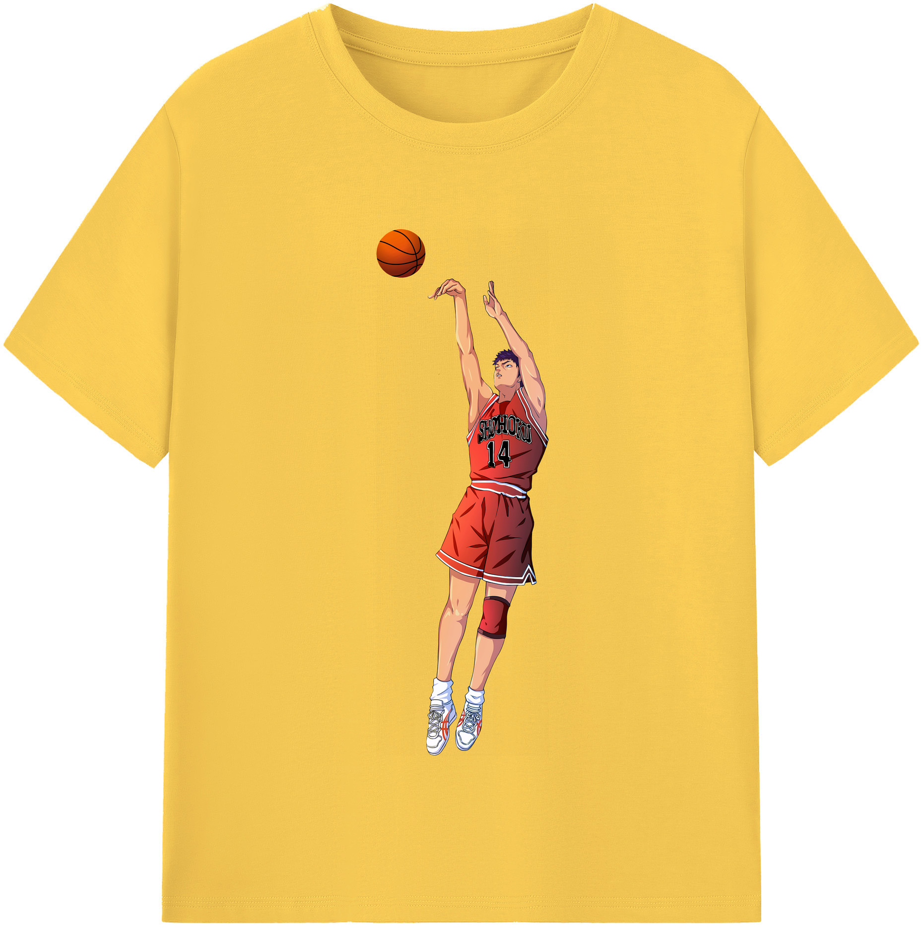 （画像用） SLAM DUNK／スラムダンク 綿100％半袖Tシャツ（フロントプリント）