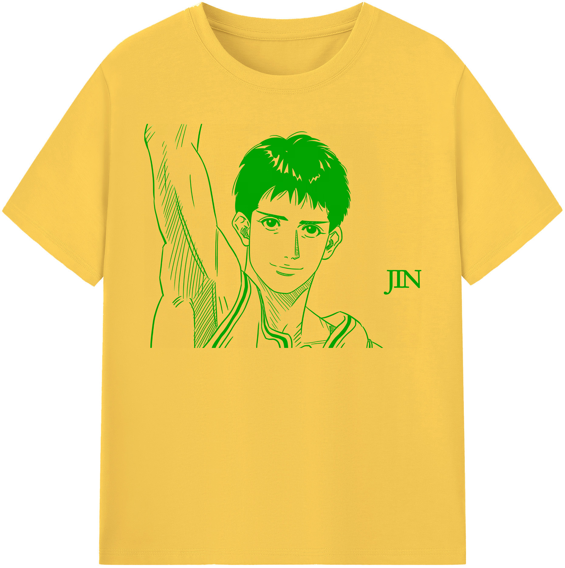 SLAM DUNK／スラムダンク 綿100％半袖Tシャツ（フロントプリント）