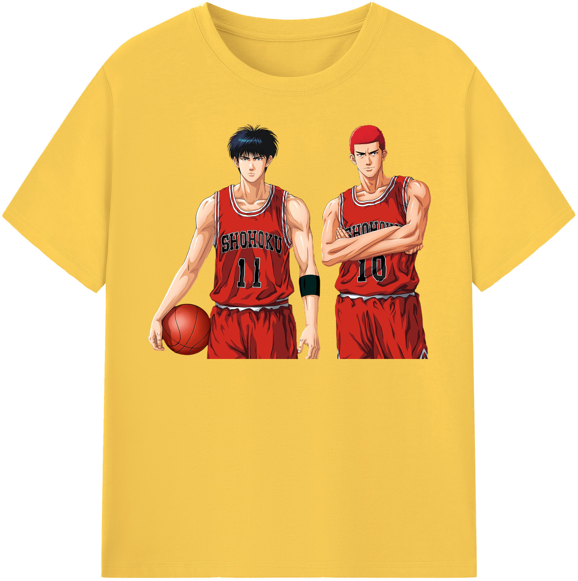 （画像用） SLAM DUNK／スラムダンク 綿100％半袖Tシャツ（フロントプリント）