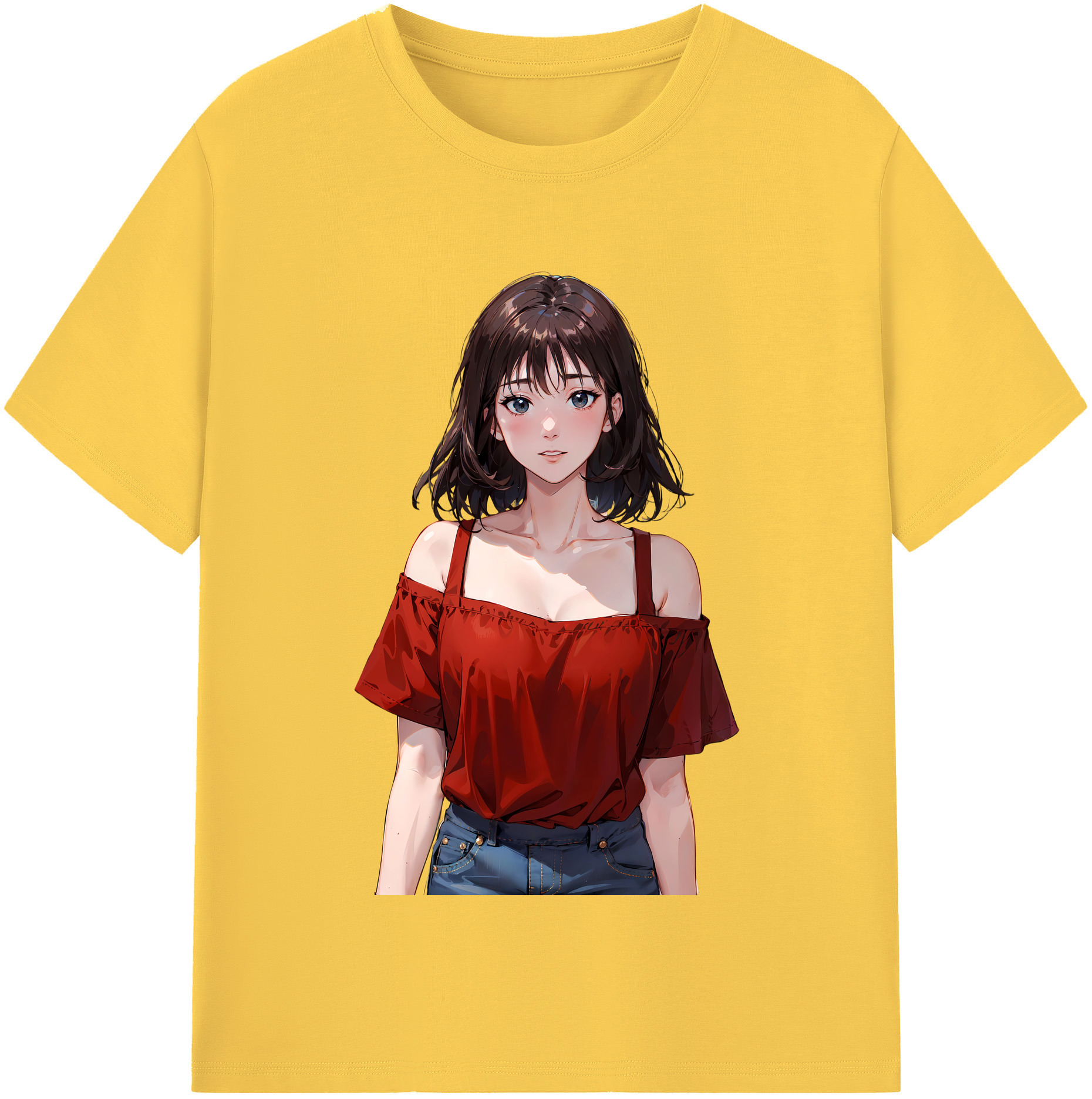 SLAM DUNK／スラムダンク 綿100％半袖Tシャツ（フロントプリント）