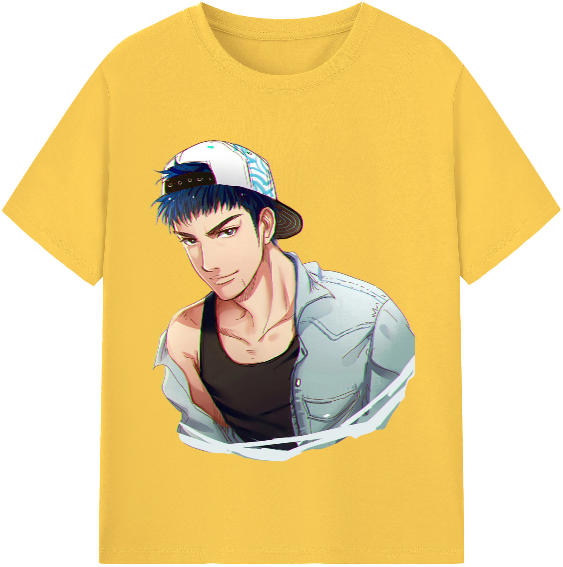 SLAM DUNK／スラムダンク 綿100％半袖Tシャツ（フロントプリント）