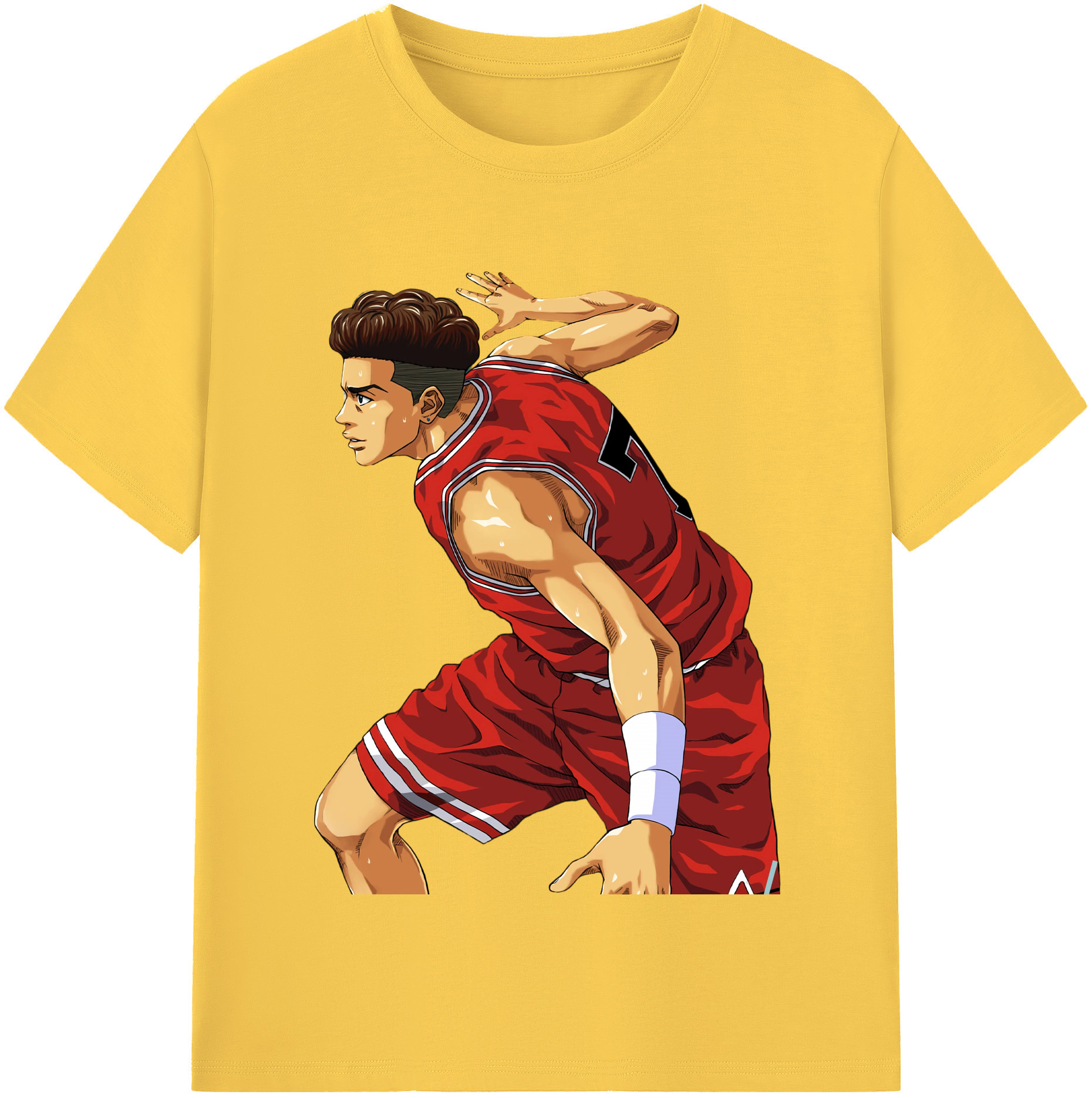 SLAM DUNK／スラムダンク 綿100％半袖Tシャツ（フロントプリント）