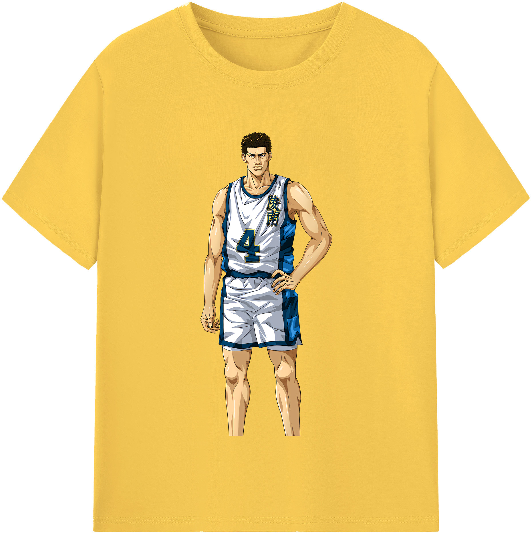 SLAM DUNK／スラムダンク 綿100％半袖Tシャツ（フロントプリント）