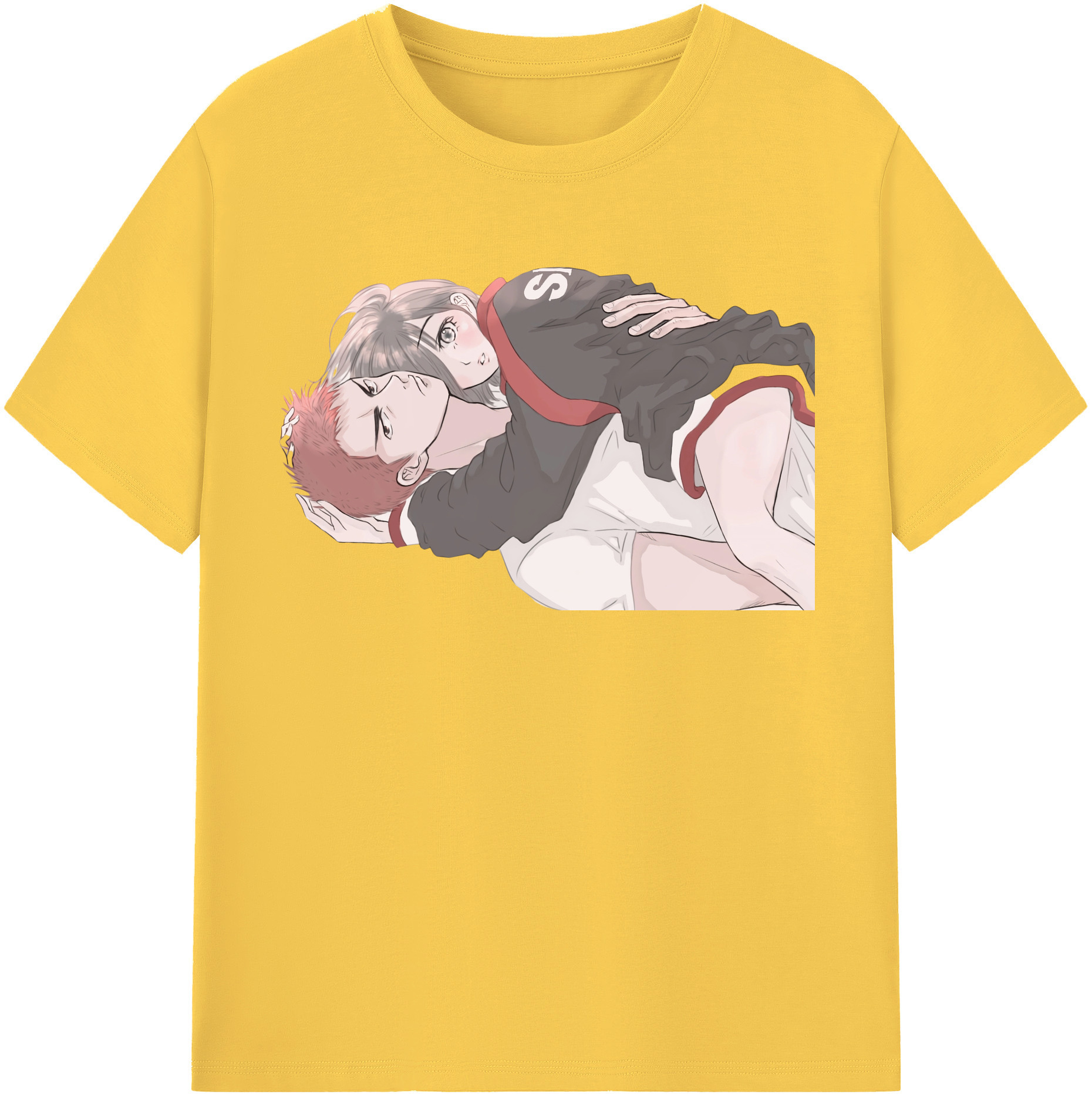 SLAM DUNK／スラムダンク 綿100％半袖Tシャツ（フロントプリント）