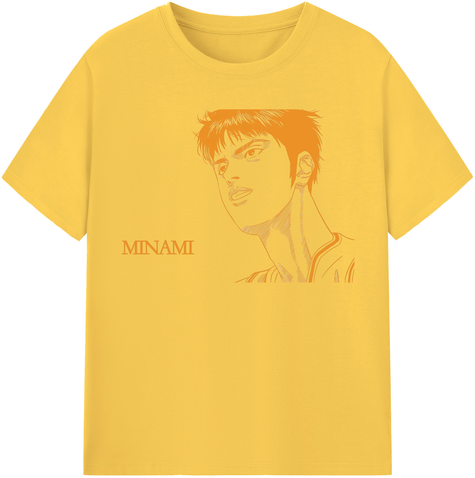 SLAM DUNK／スラムダンク 綿100％半袖Tシャツ（フロントプリント）