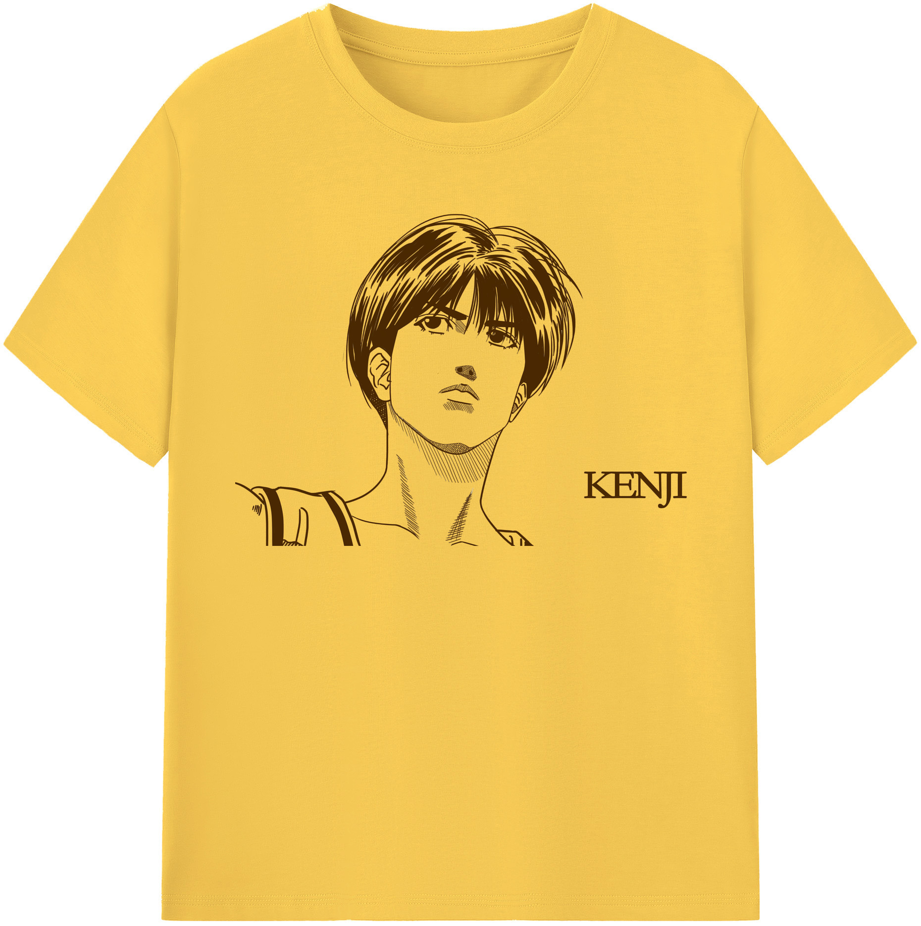 SLAM DUNK／スラムダンク 綿100％半袖Tシャツ（フロントプリント）