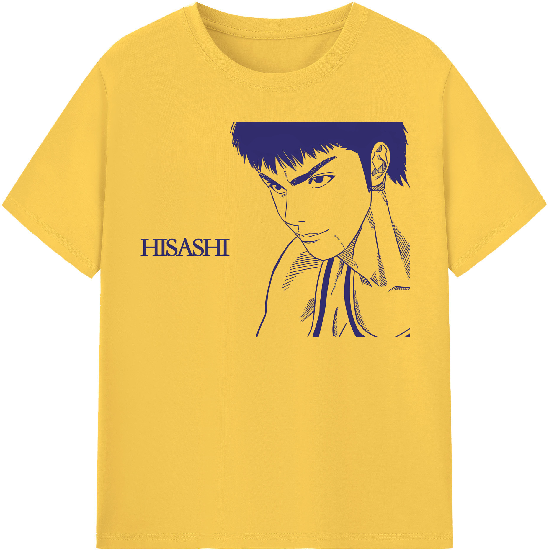 SLAM DUNK／スラムダンク 綿100％半袖Tシャツ（フロントプリント）