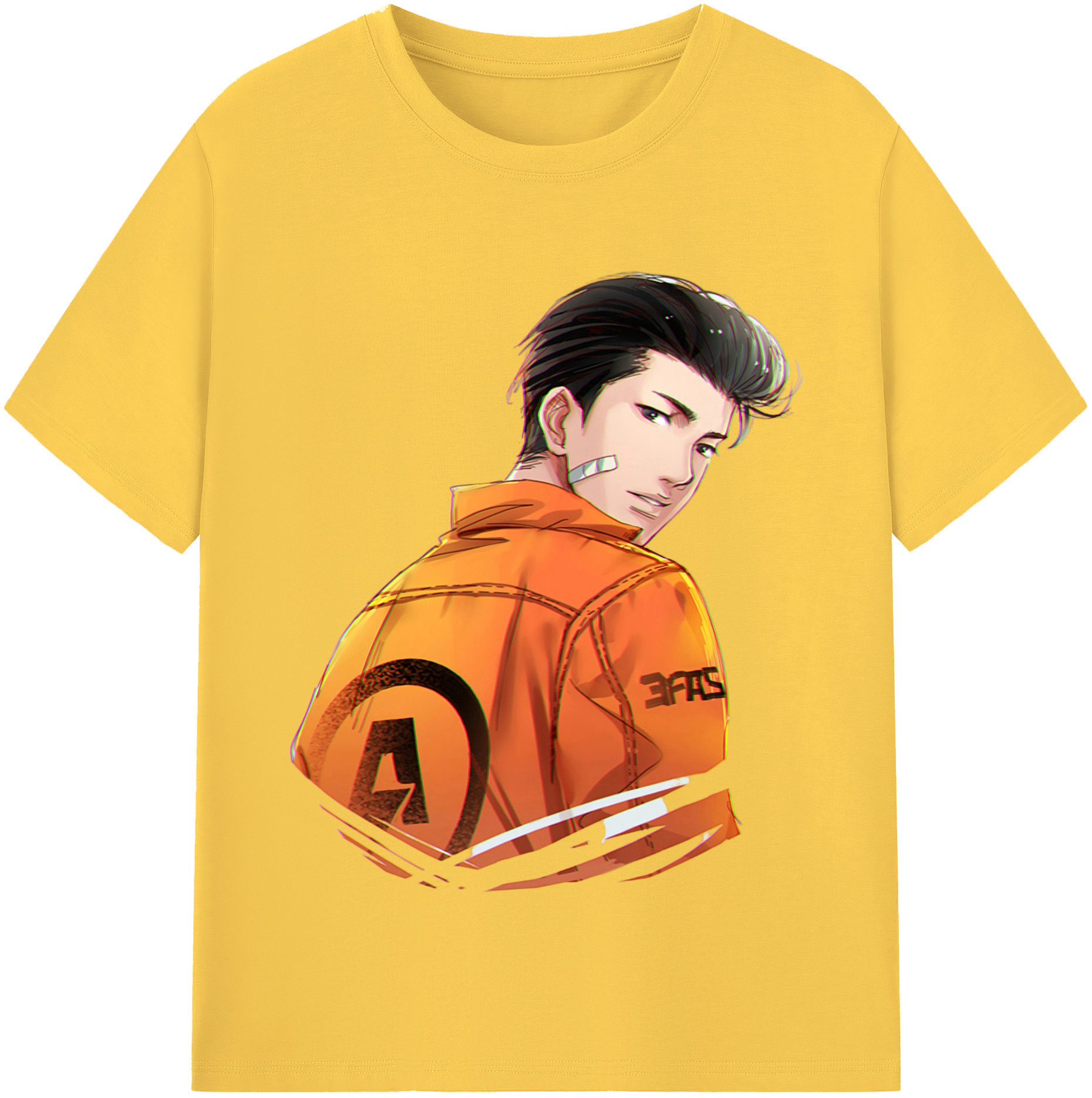 SLAM DUNK／スラムダンク 綿100％半袖Tシャツ（フロントプリント）