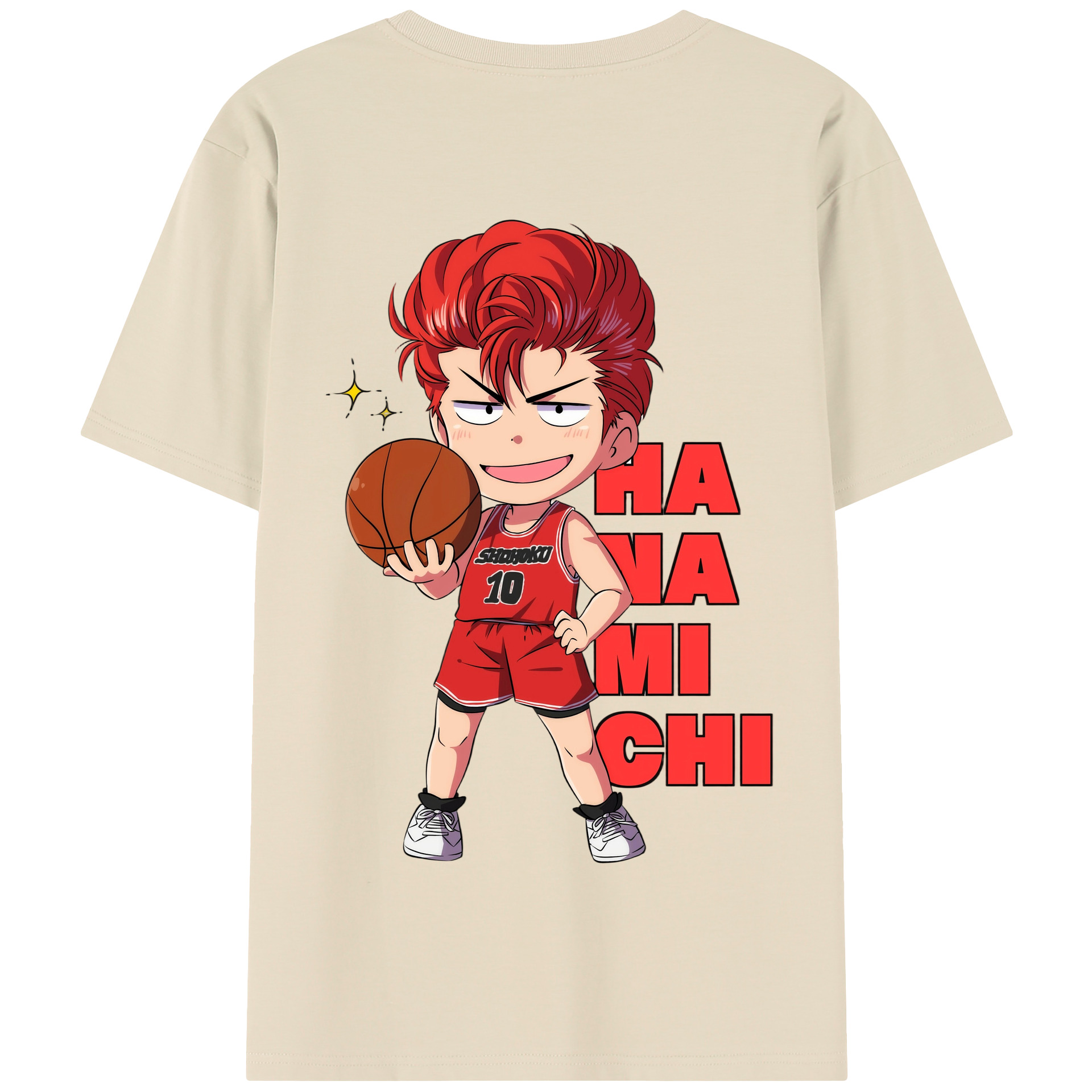 SLAM DUNK／スラムダンク 綿100％半袖Tシャツ（背面プリント）