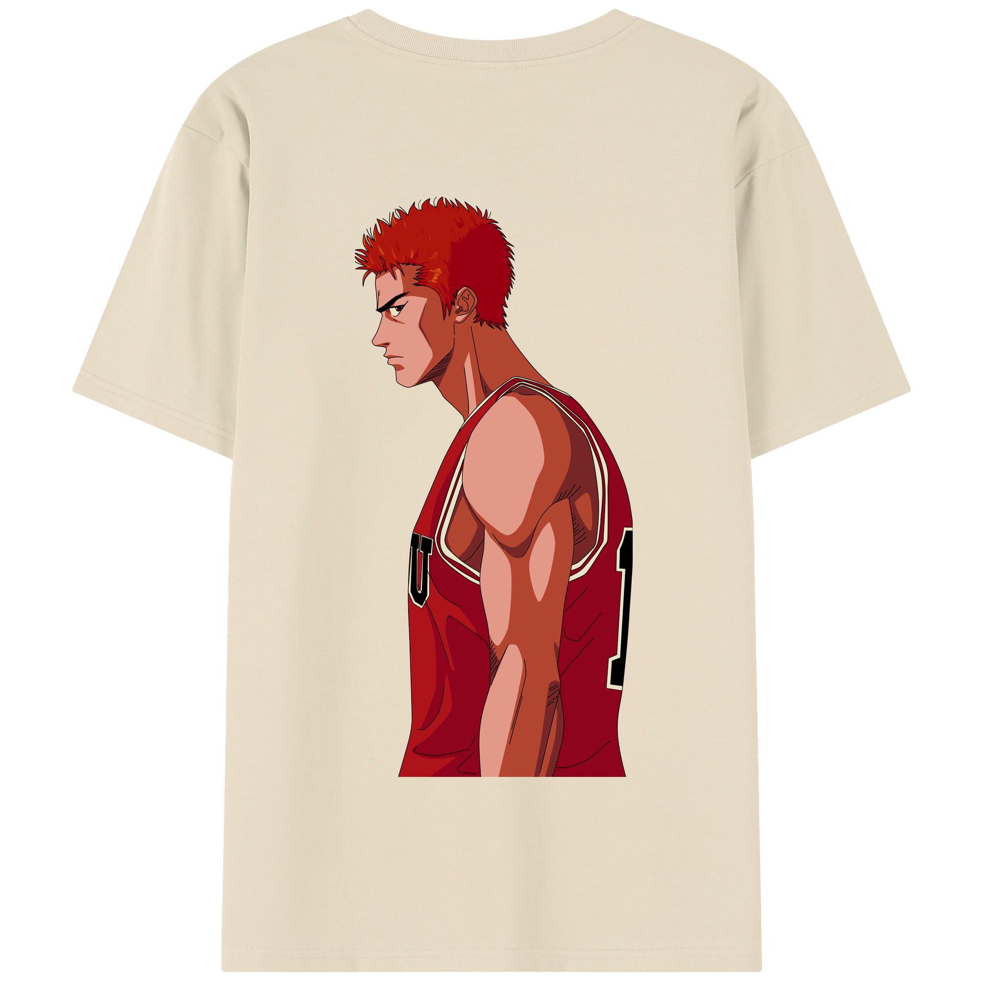 SLAM DUNK／スラムダンク 綿100％半袖Tシャツ（背面プリント）