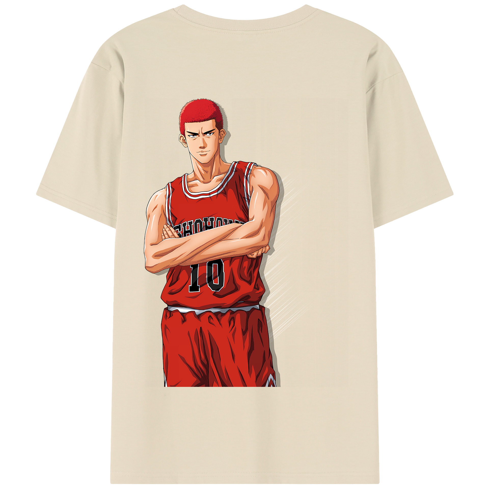 SLAM DUNK／スラムダンク 綿100％半袖Tシャツ（背面プリント）