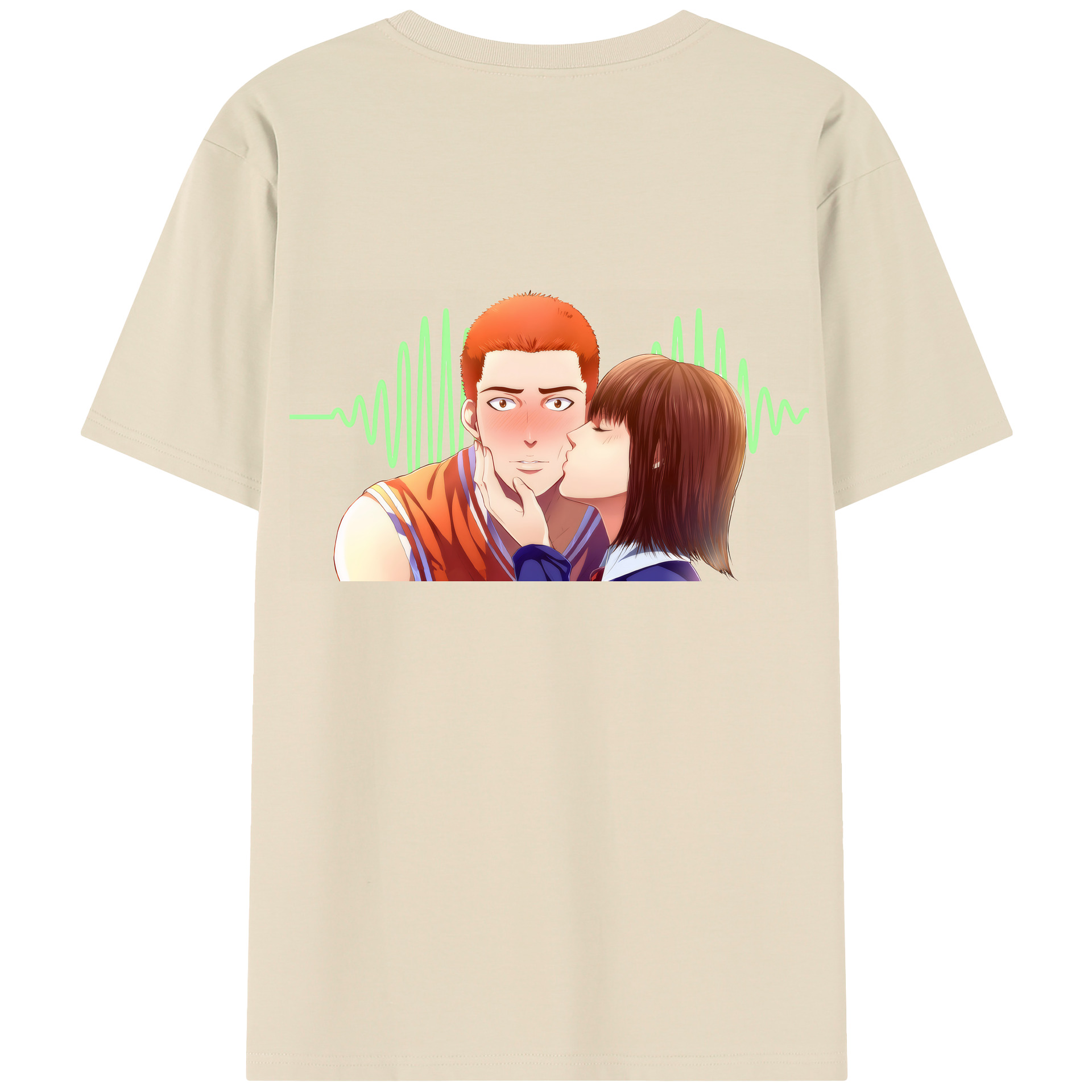 SLAM DUNK／スラムダンク 綿100％半袖Tシャツ（背面プリント）