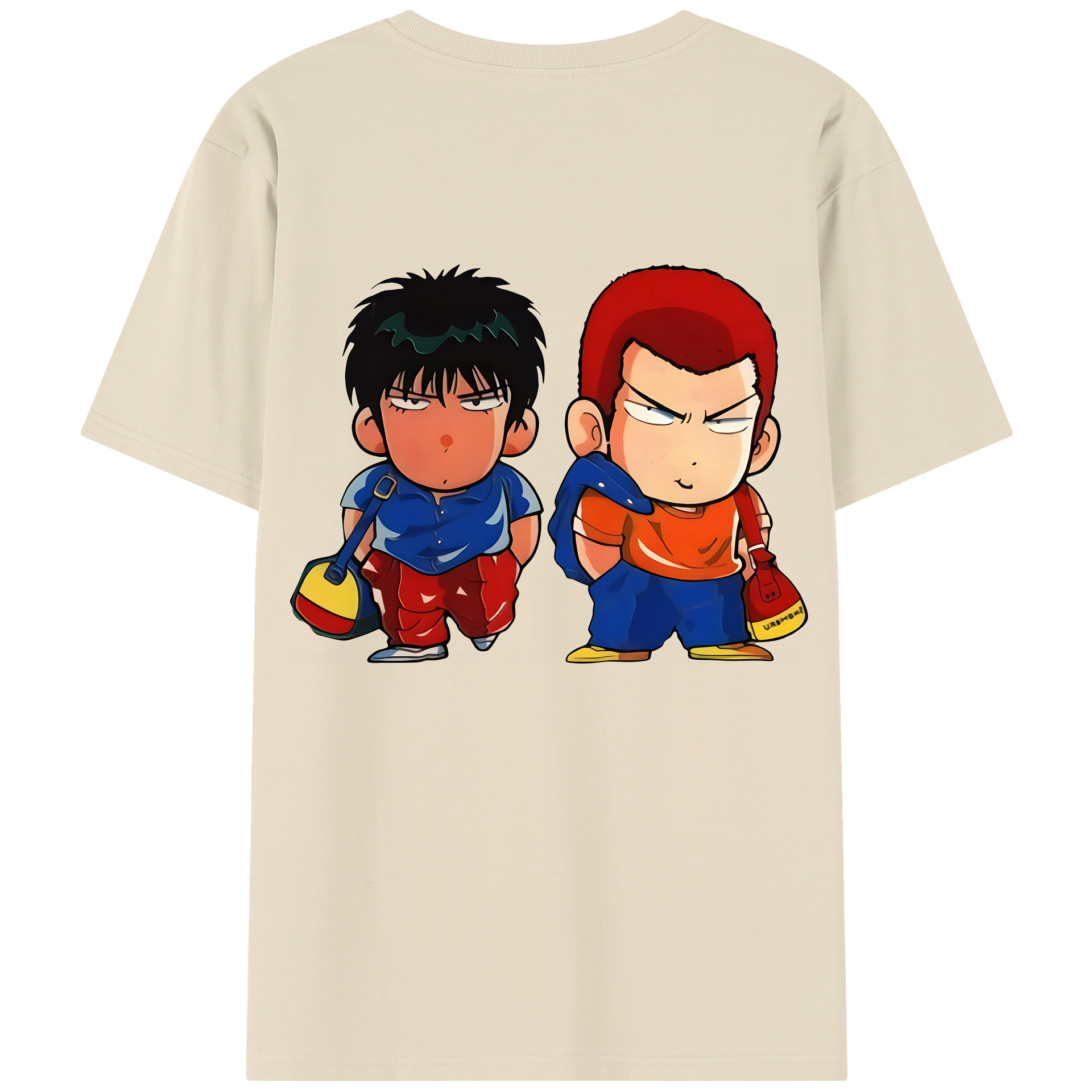 SLAM DUNK／スラムダンク 綿100％半袖Tシャツ（背面プリント）