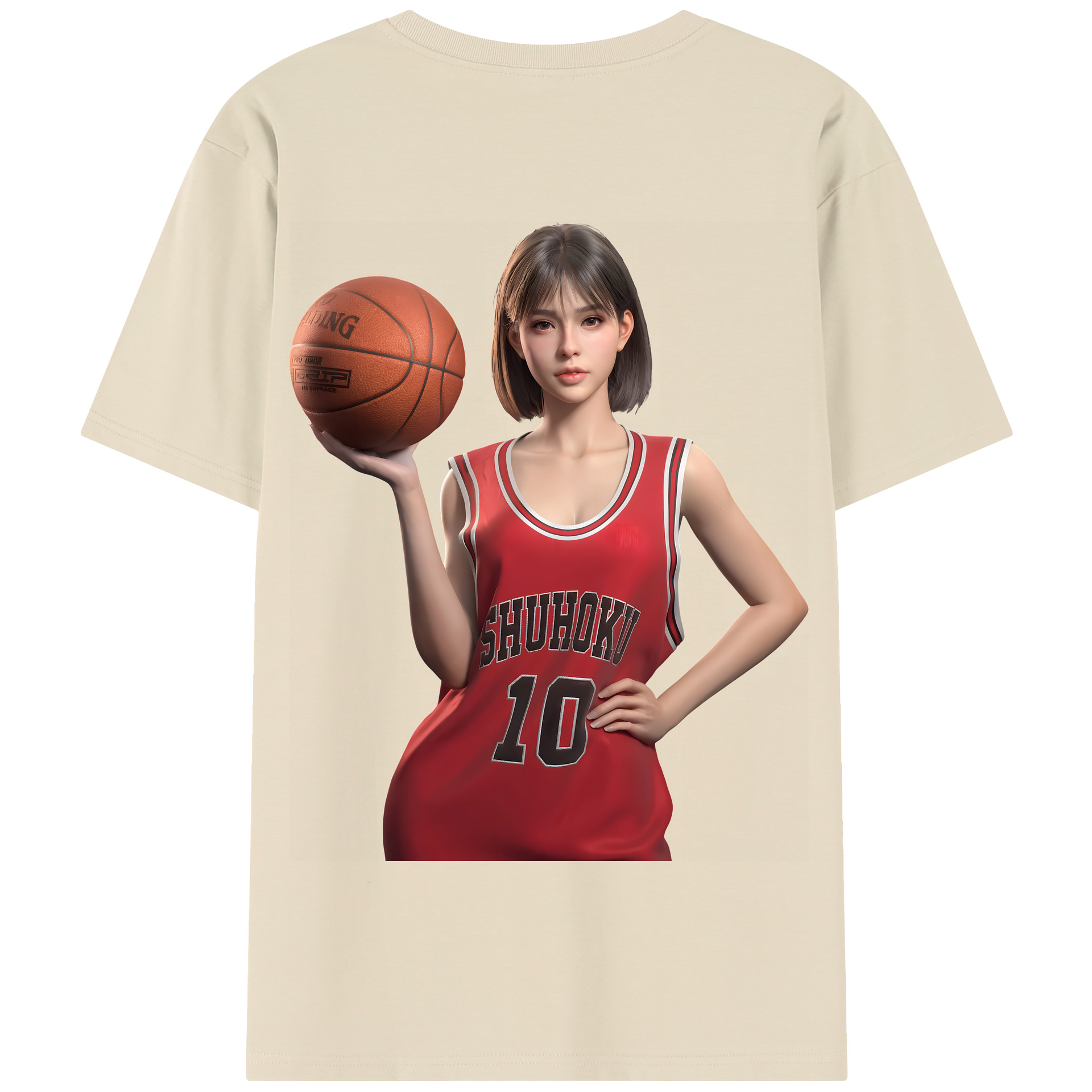 SLAM DUNK／スラムダンク 綿100％半袖Tシャツ（背面プリント）
