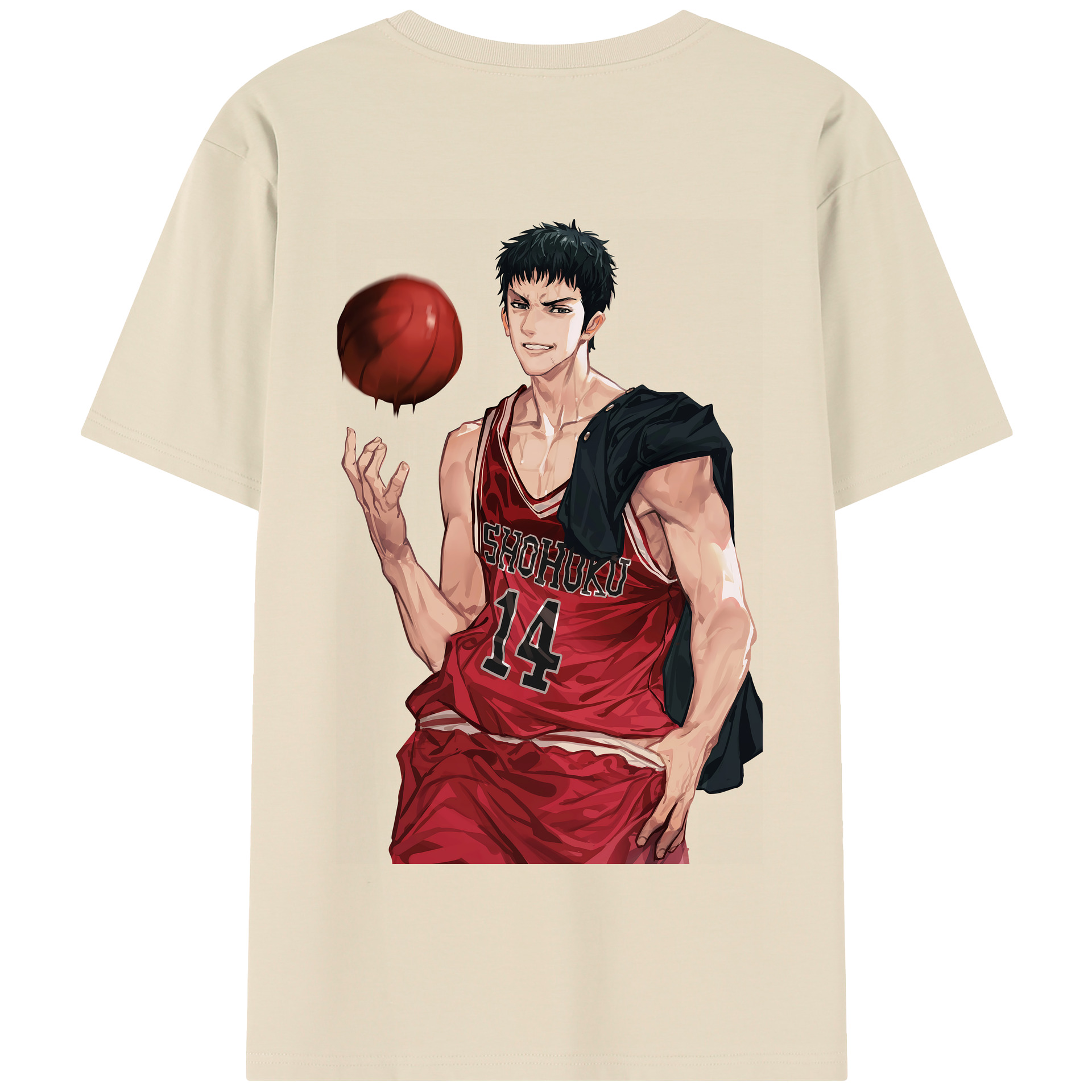 （画像用） SLAM DUNK／スラムダンク 綿100％半袖Tシャツ（背面プリント）