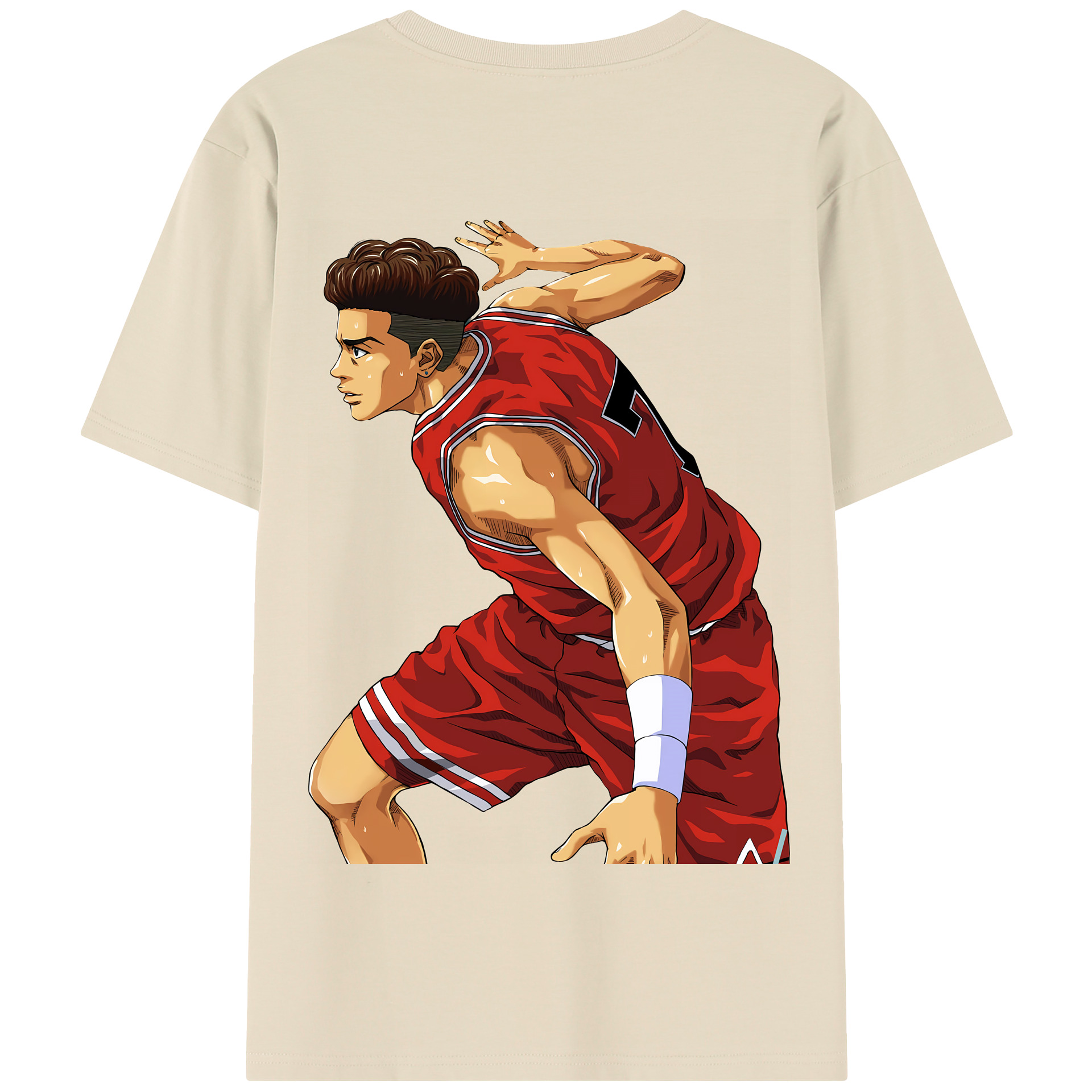 SLAM DUNK／スラムダンク 綿100％半袖Tシャツ（背面プリント）