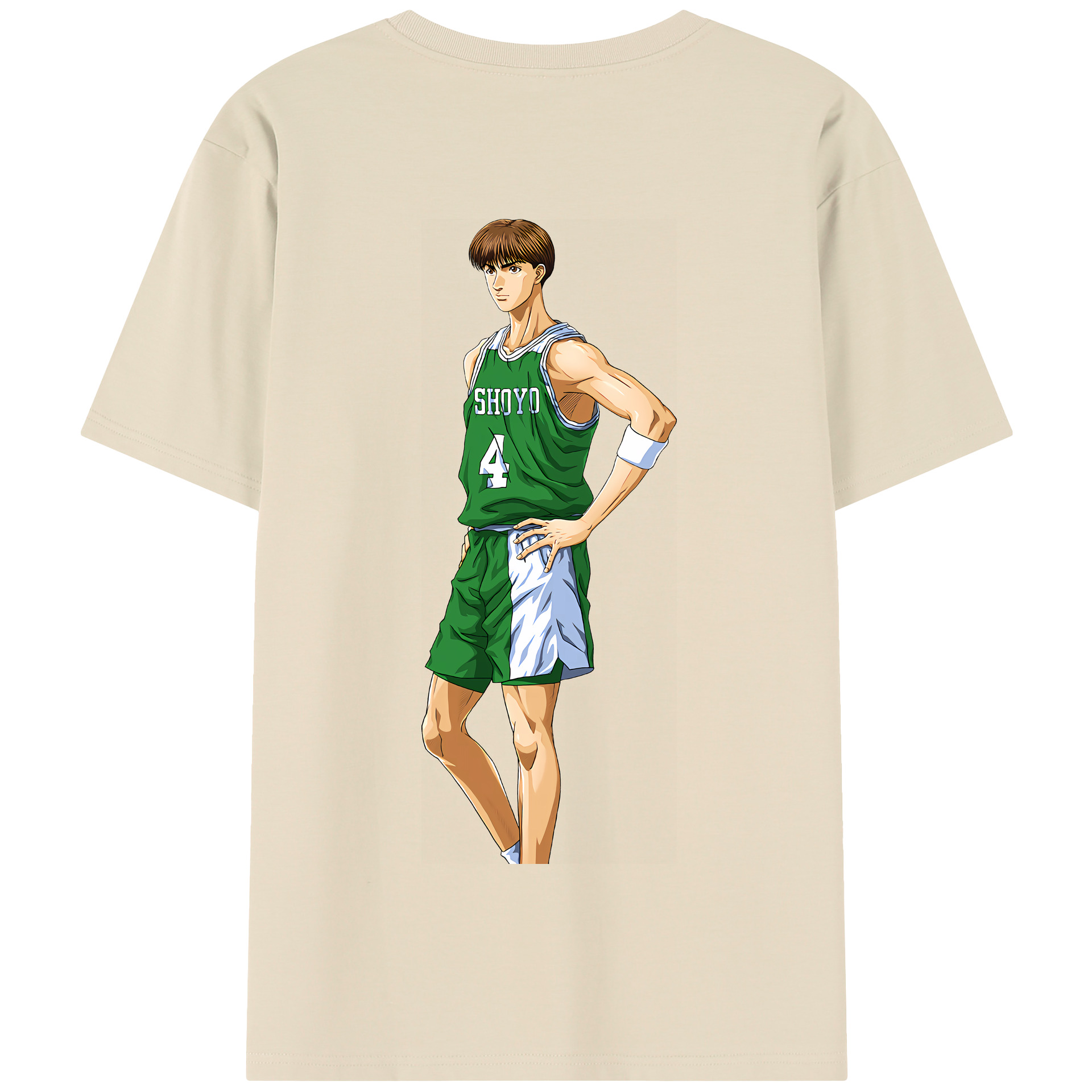 SLAM DUNK／スラムダンク 綿100％半袖Tシャツ（背面プリント）