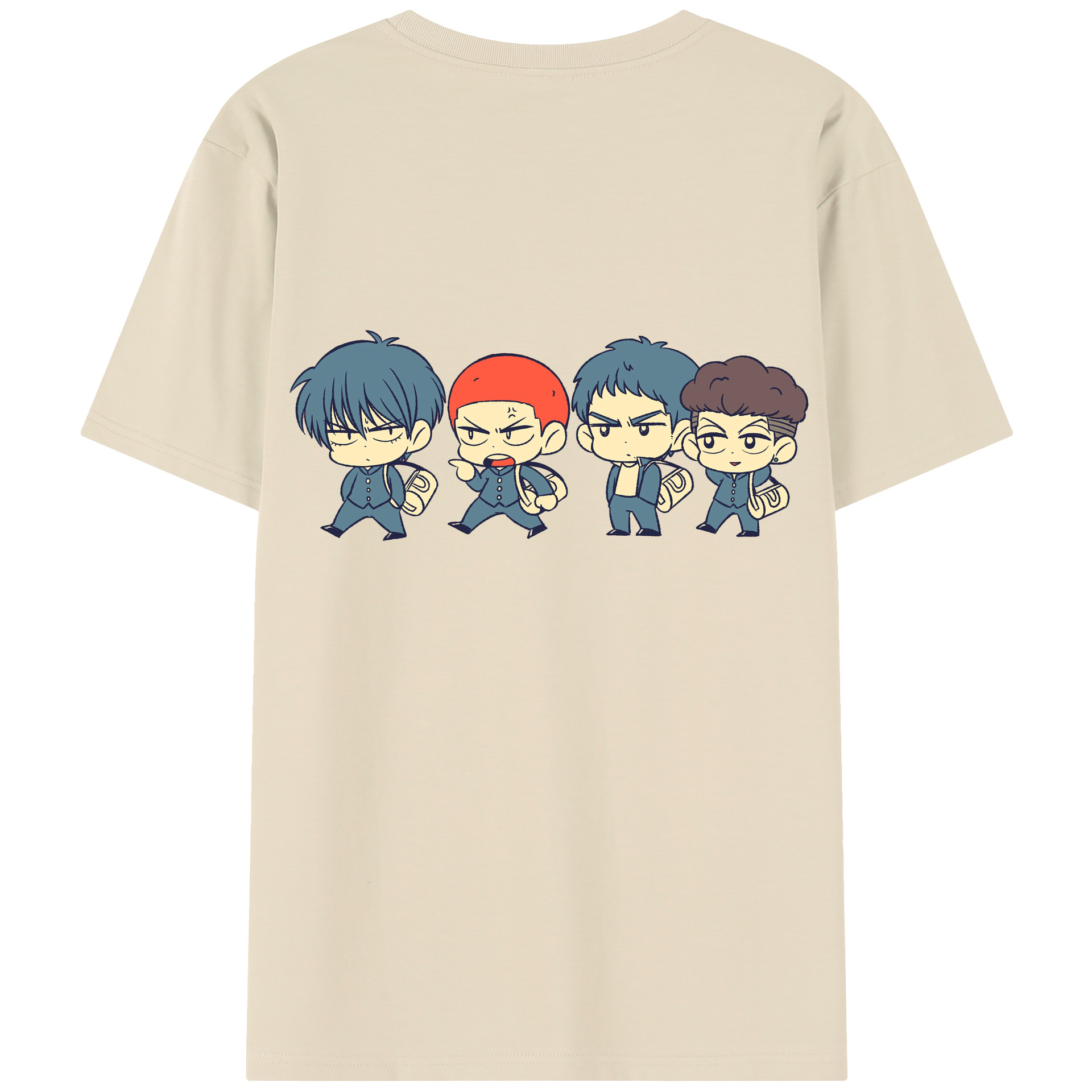 （画像用） SLAM DUNK／スラムダンク 綿100％半袖Tシャツ（背面プリント）