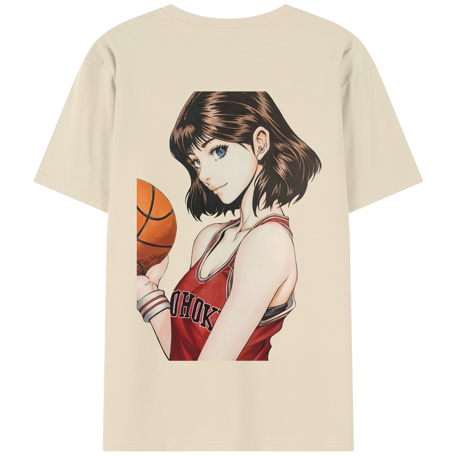 SLAM DUNK／スラムダンク 綿100％半袖Tシャツ（背面プリント）