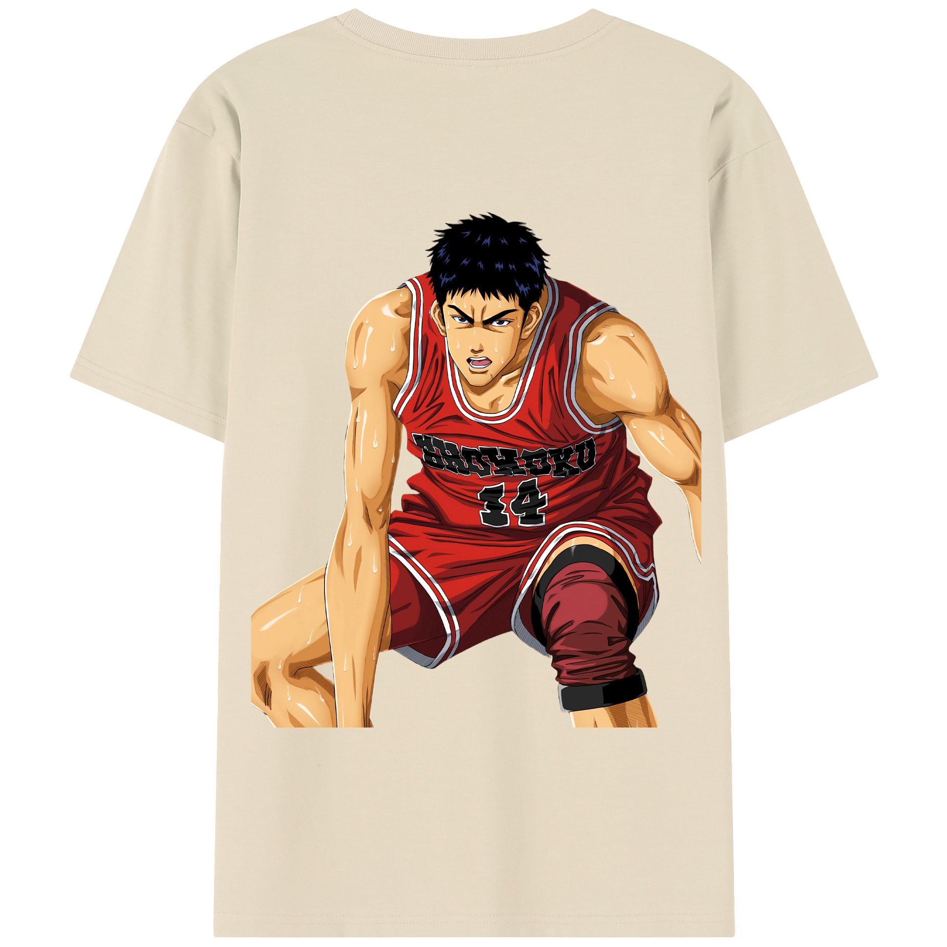 SLAM DUNK／スラムダンク 綿100％半袖Tシャツ（背面プリント）