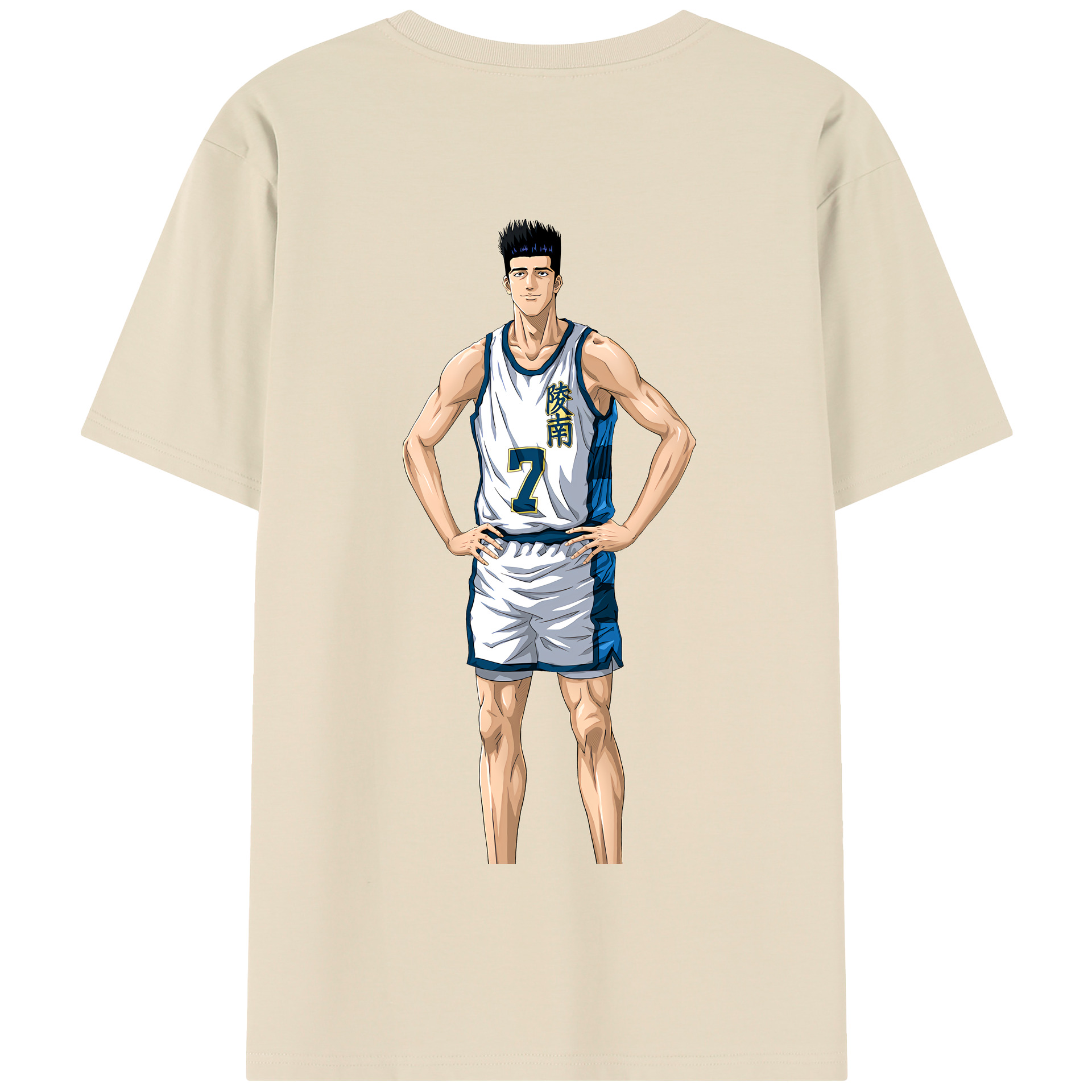 SLAM DUNK／スラムダンク 綿100％半袖Tシャツ（背面プリント）