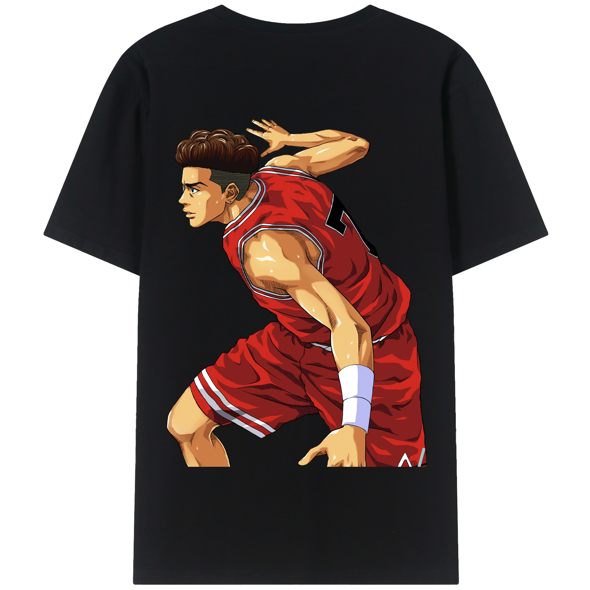SLAM DUNK／スラムダンク 綿100％半袖Tシャツ（背面プリント）