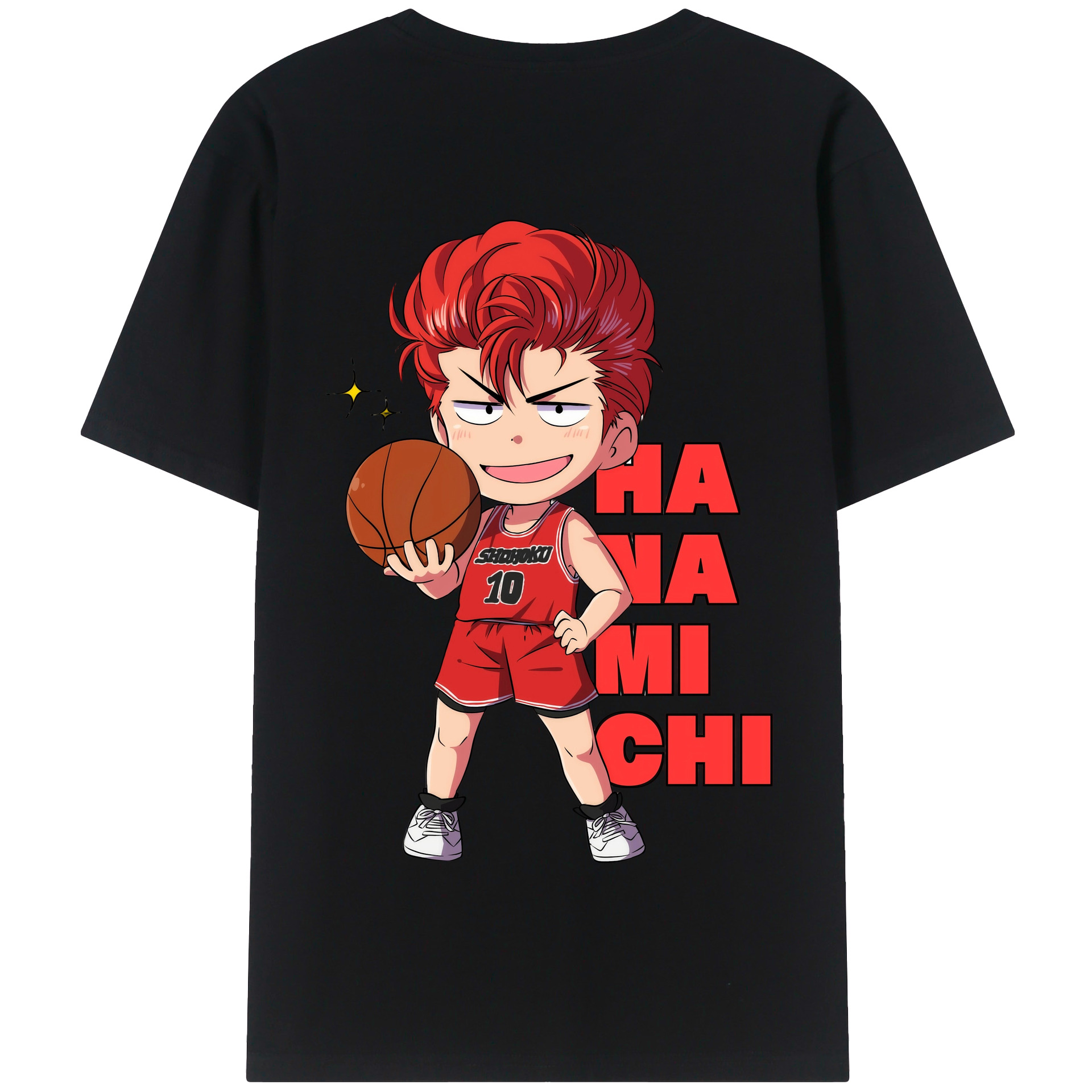 SLAM DUNK／スラムダンク 綿100％半袖Tシャツ（背面プリント）