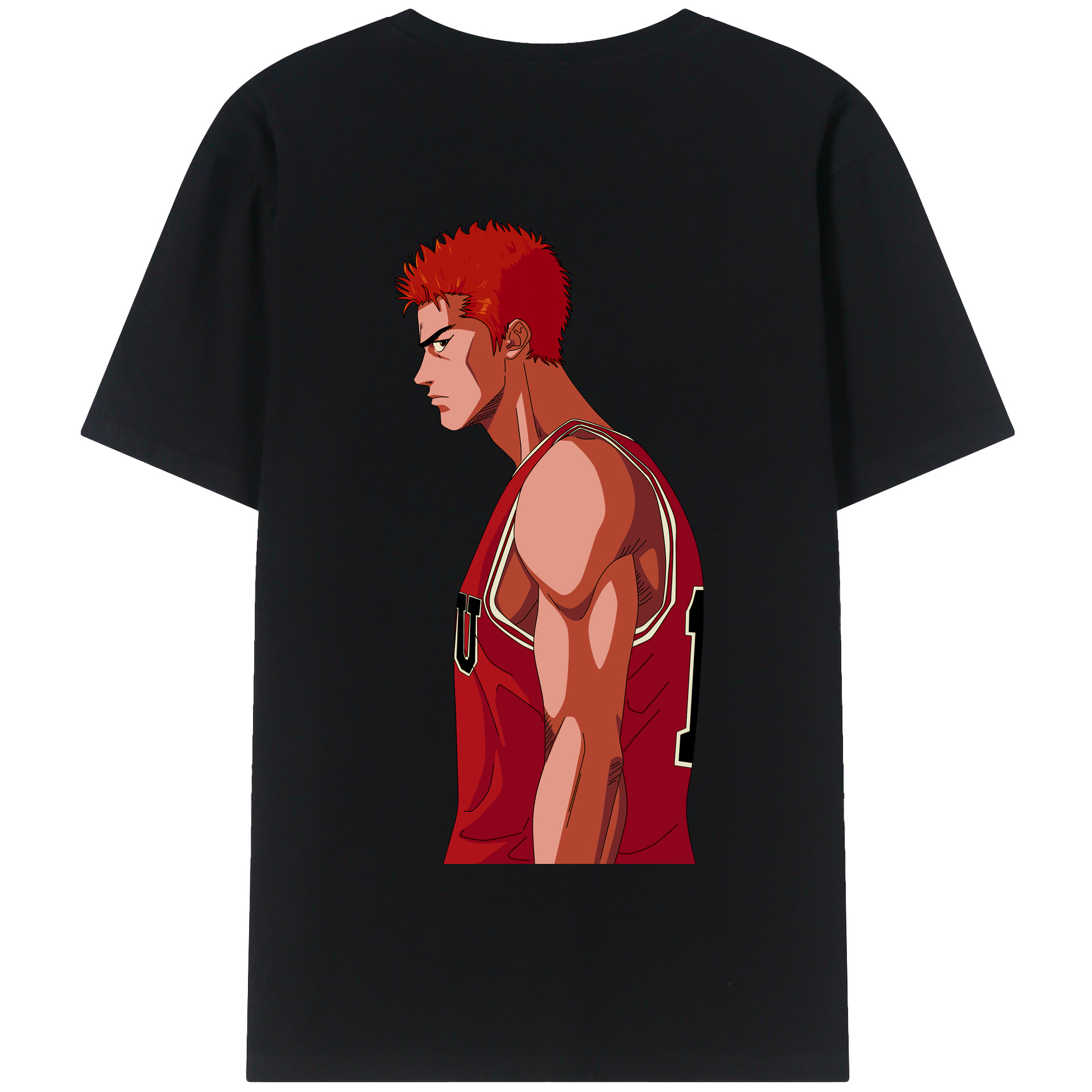 SLAM DUNK／スラムダンク 綿100％半袖Tシャツ（背面プリント）