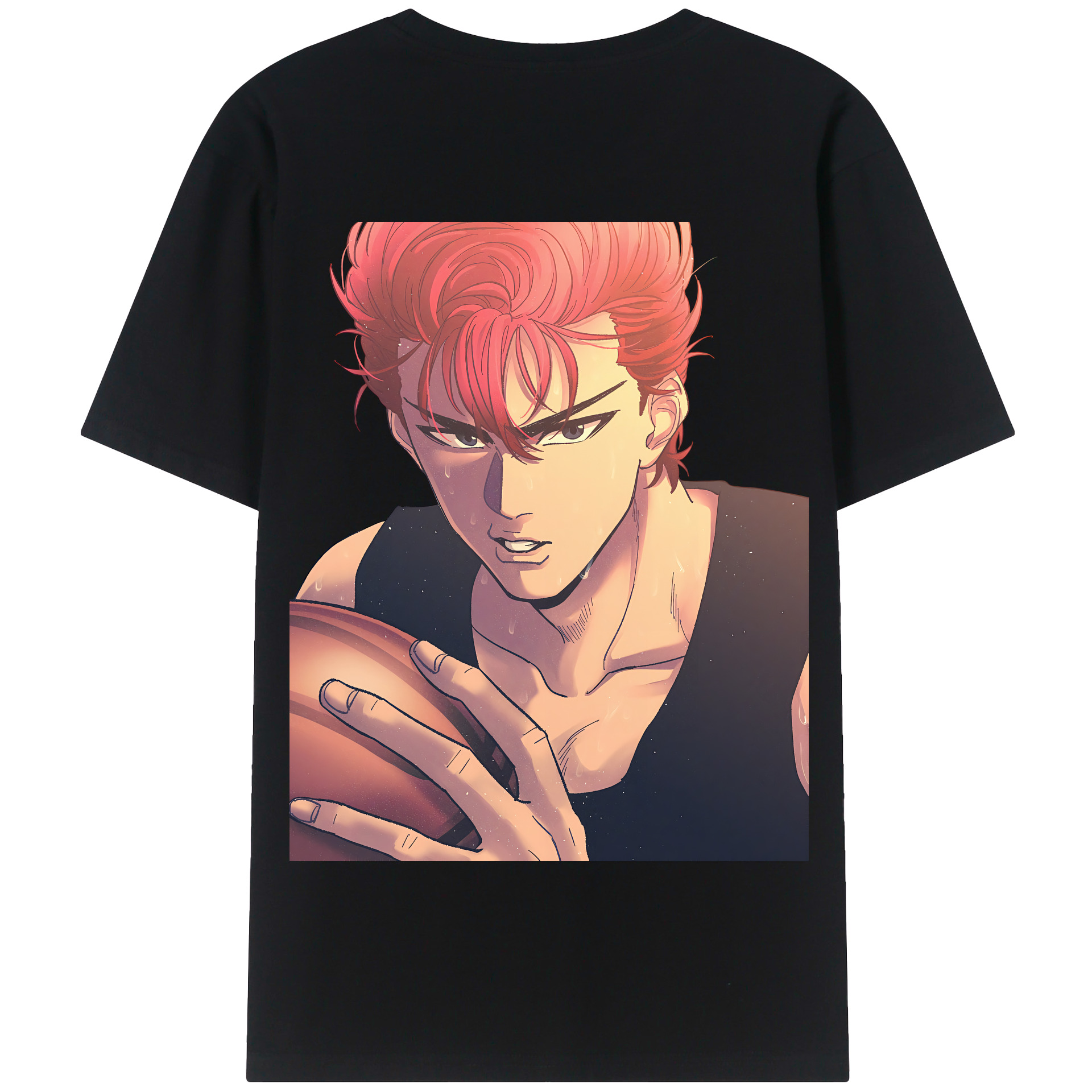 SLAM DUNK／スラムダンク 綿100％半袖Tシャツ（背面プリント）
