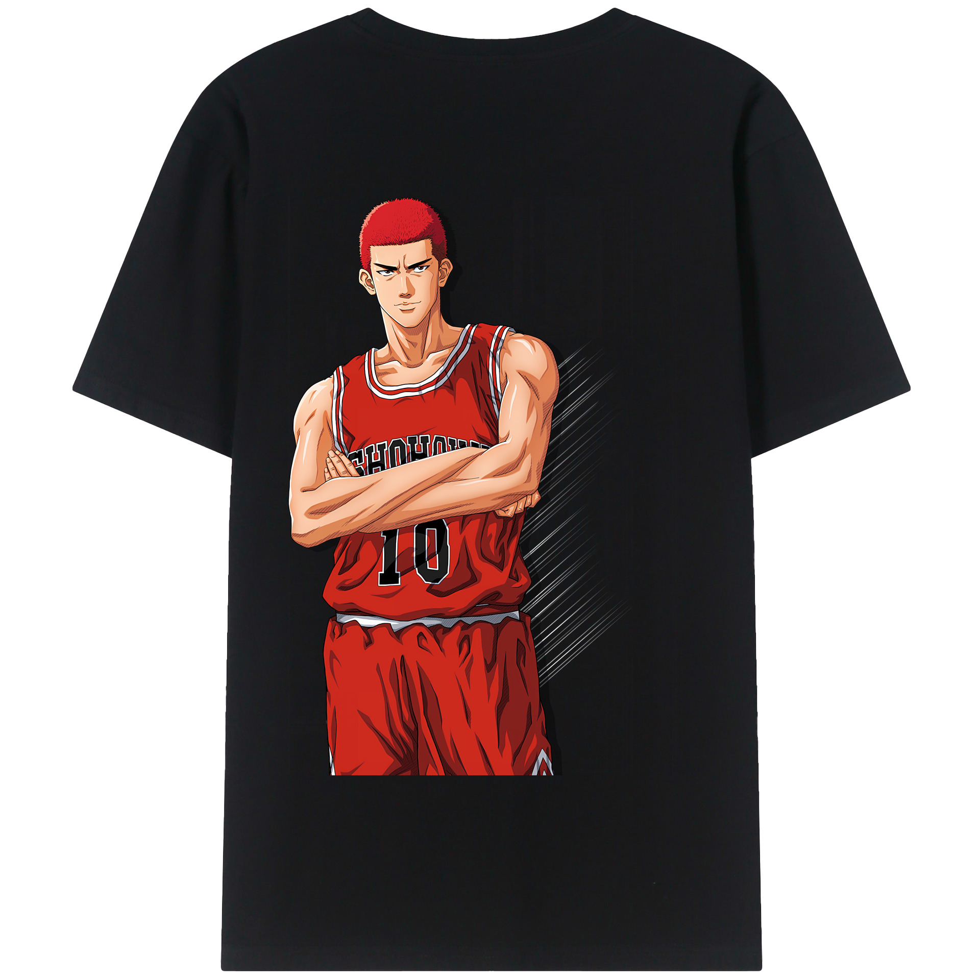 SLAM DUNK／スラムダンク 綿100％半袖Tシャツ（背面プリント）
