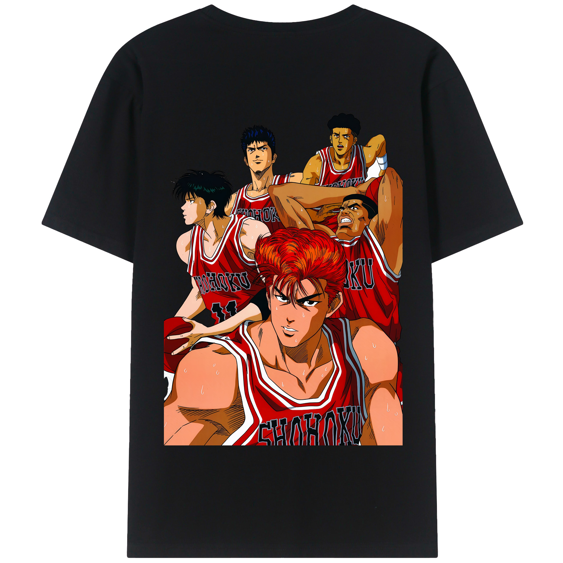 （画像用） SLAM DUNK／スラムダンク 綿100％半袖Tシャツ（背面プリント）