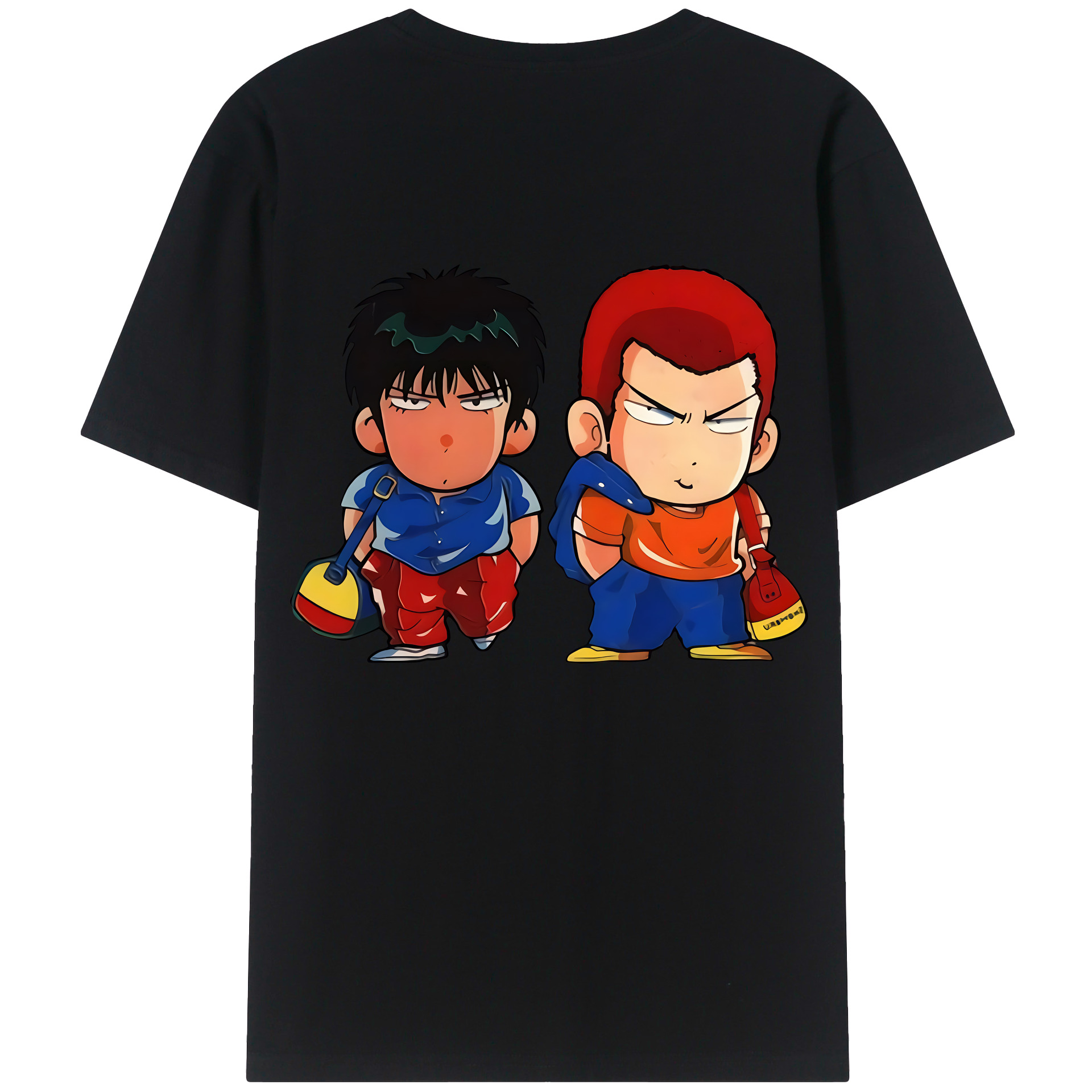 SLAM DUNK／スラムダンク 綿100％半袖Tシャツ（背面プリント）