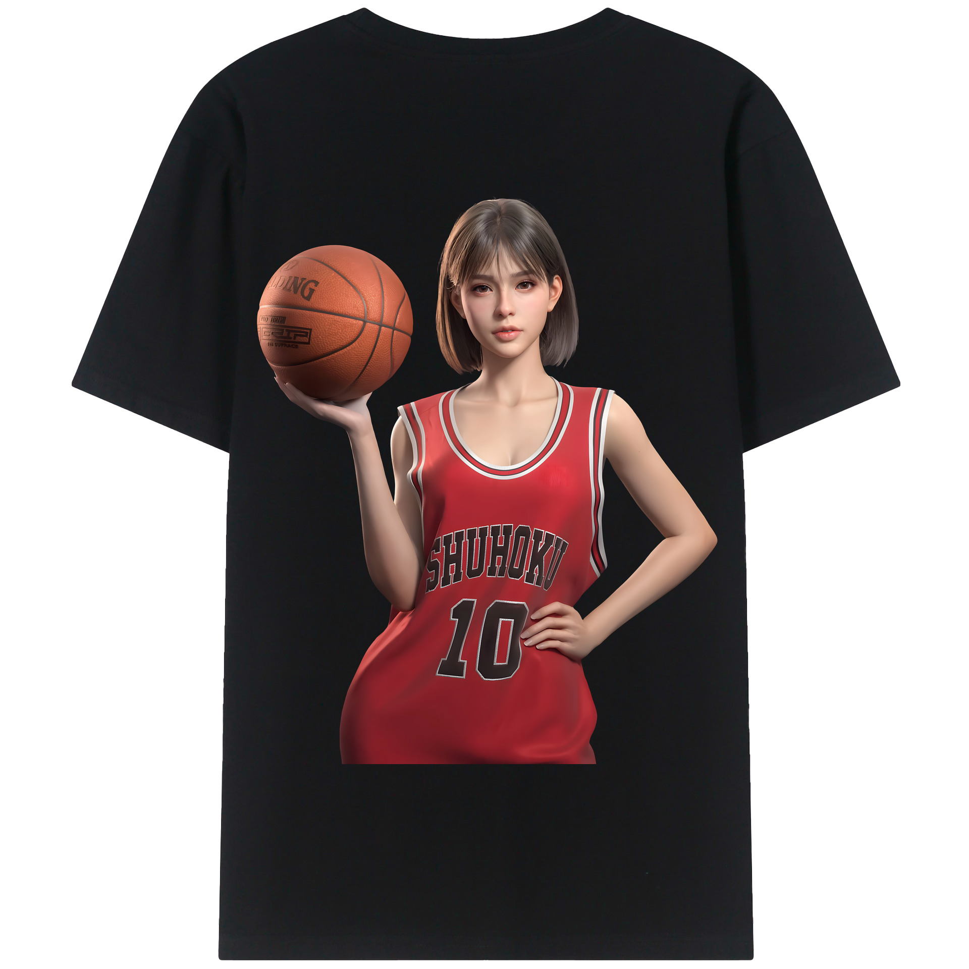 SLAM DUNK／スラムダンク 綿100％半袖Tシャツ（背面プリント）