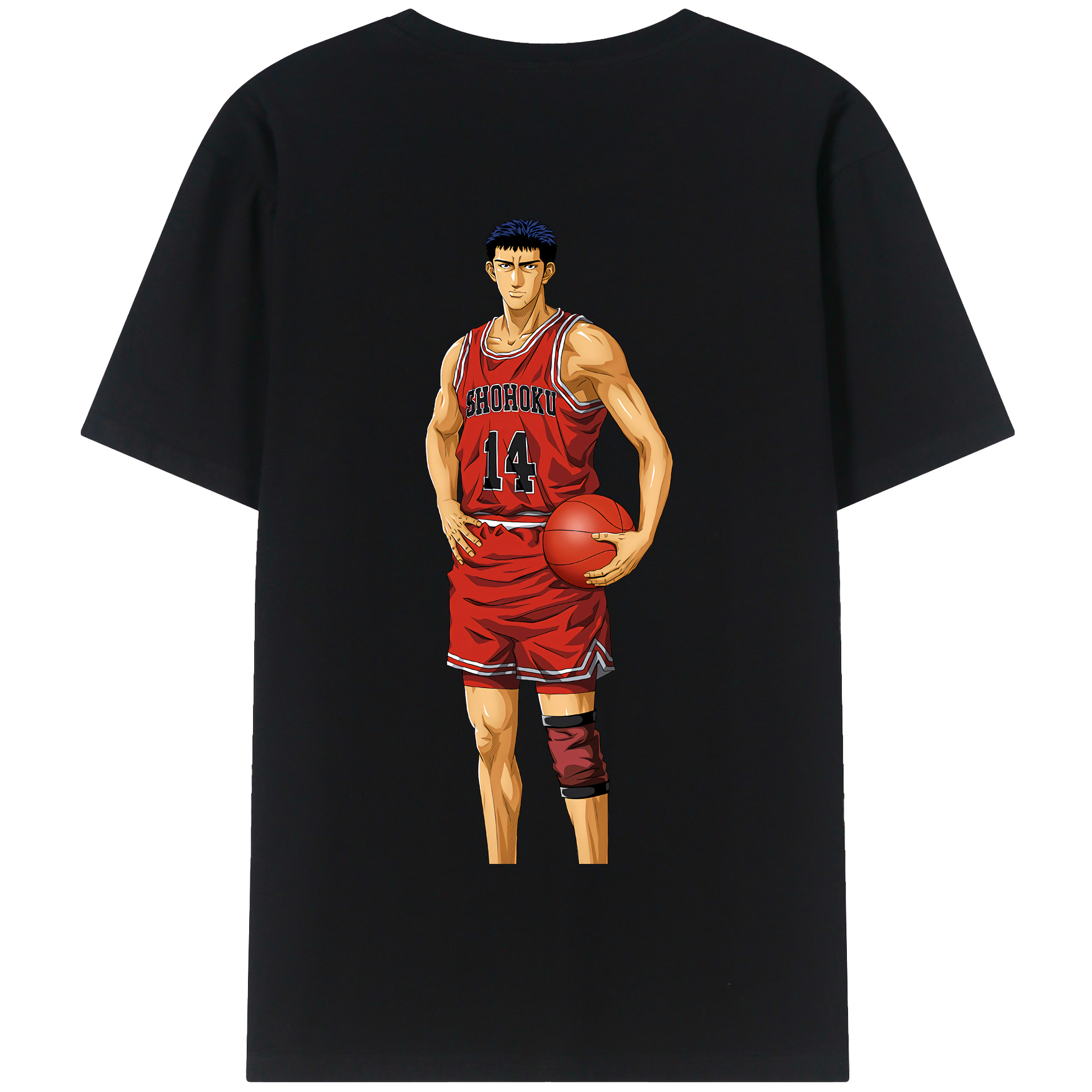SLAM DUNK／スラムダンク 綿100％半袖Tシャツ（背面プリント）