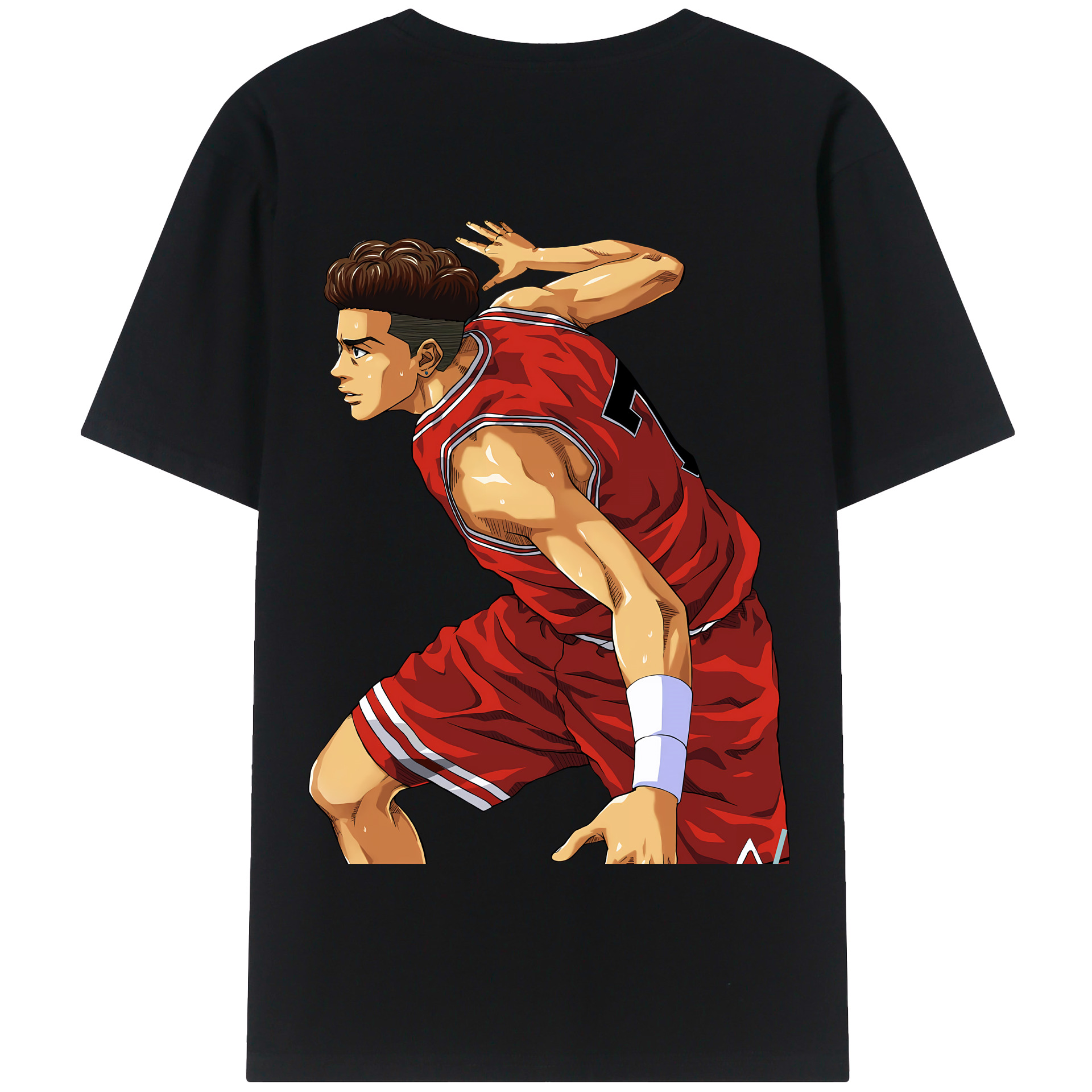 SLAM DUNK／スラムダンク 綿100％半袖Tシャツ（背面プリント）