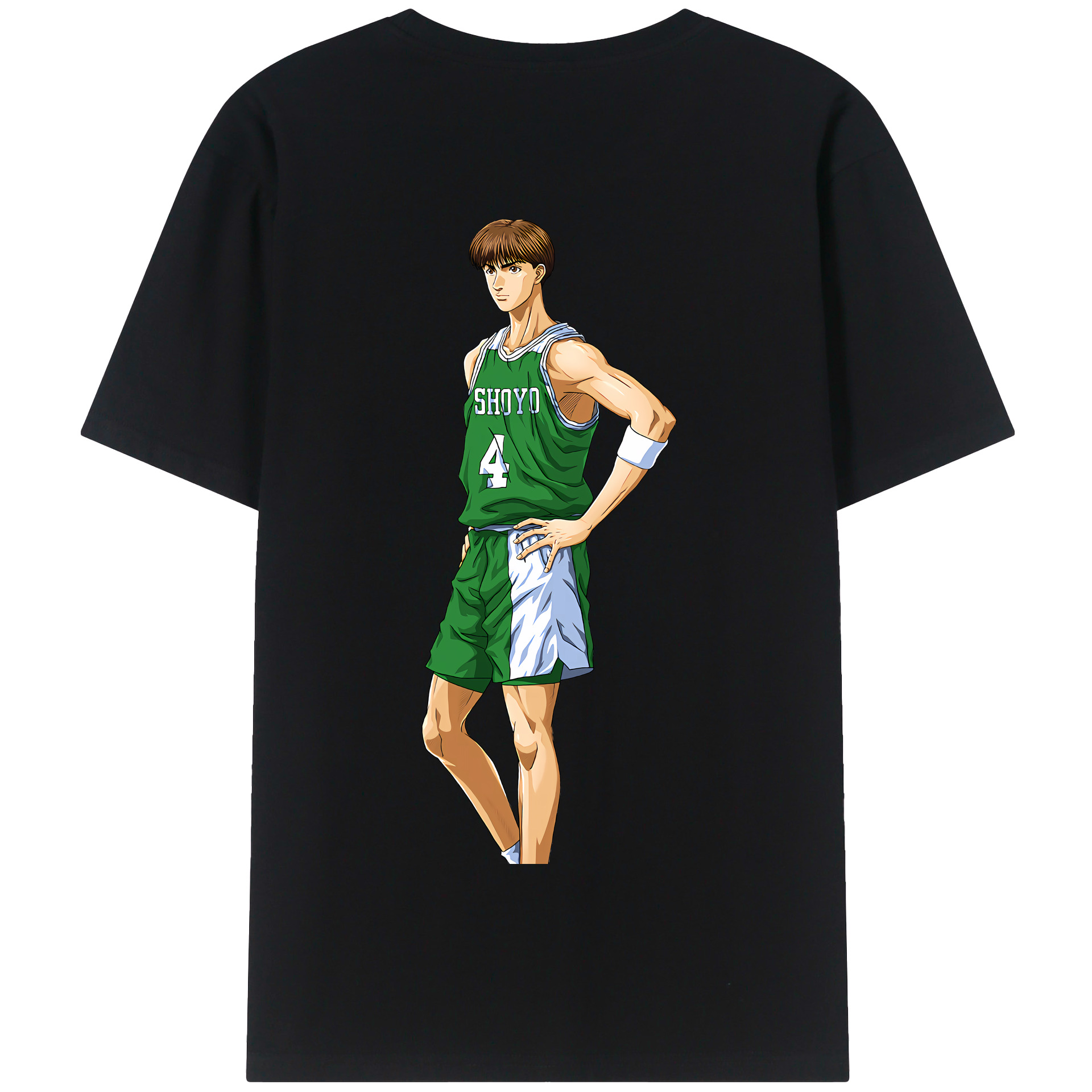 SLAM DUNK／スラムダンク 綿100％半袖Tシャツ（背面プリント）