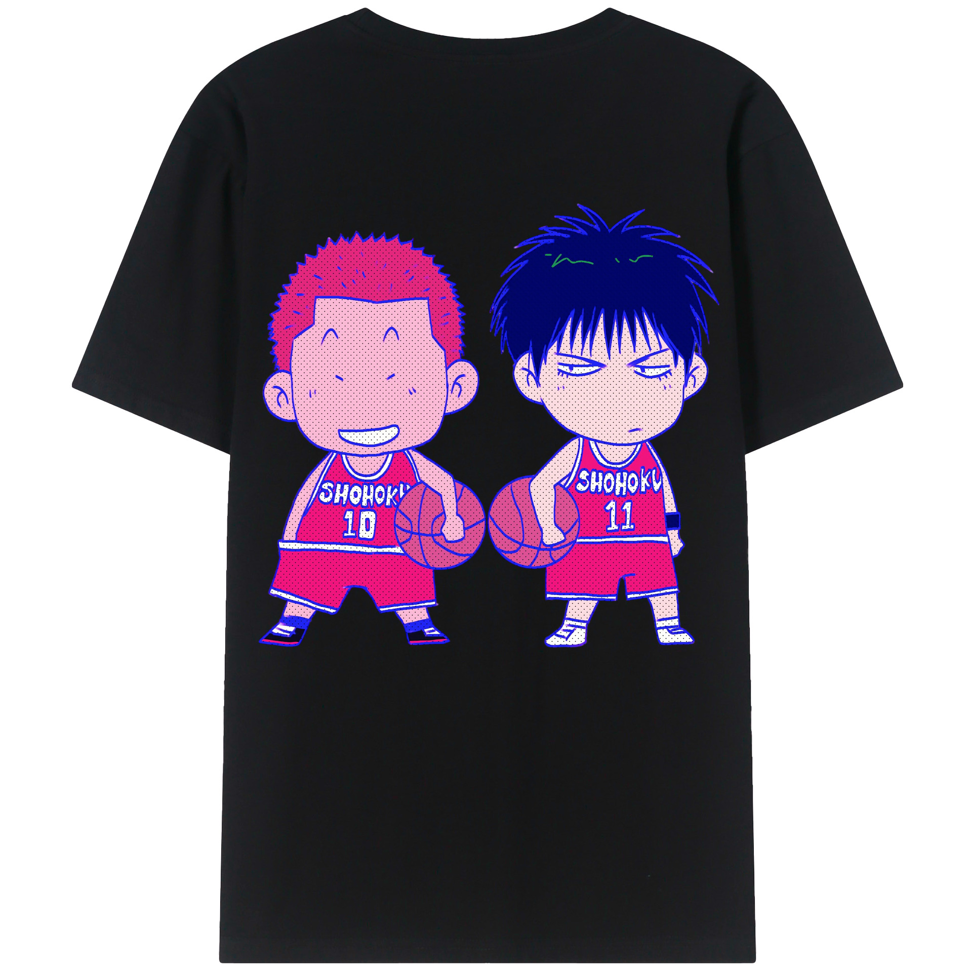 （画像用） SLAM DUNK／スラムダンク 綿100％半袖Tシャツ（背面プリント）