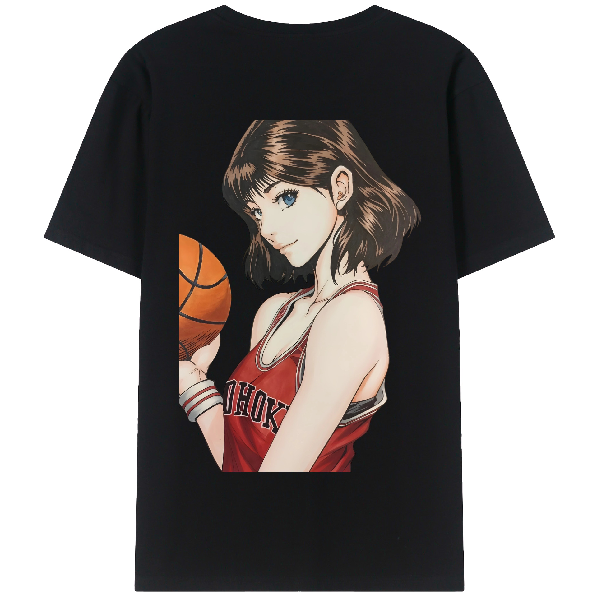 SLAM DUNK／スラムダンク 綿100％半袖Tシャツ（背面プリント）