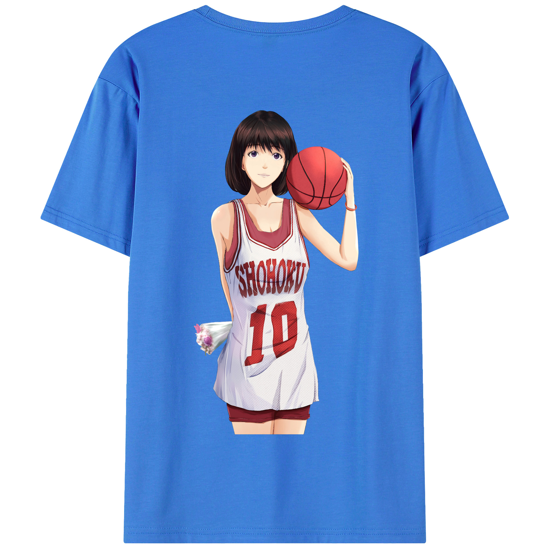 SLAM DUNK／スラムダンク 綿100％半袖Tシャツ（背面プリント）