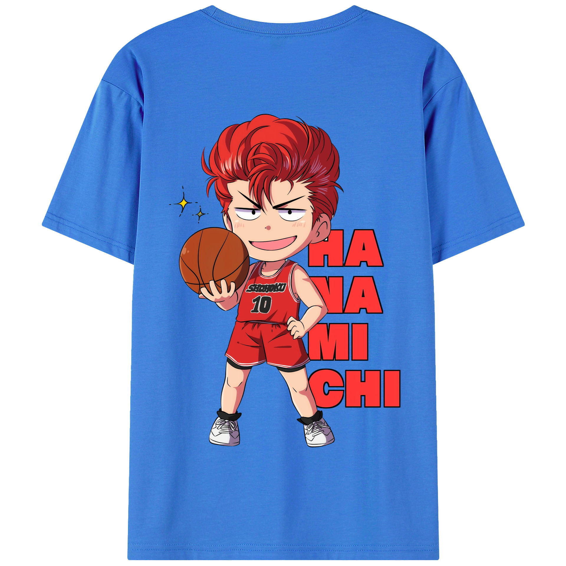 SLAM DUNK／スラムダンク 綿100％半袖Tシャツ（背面プリント）