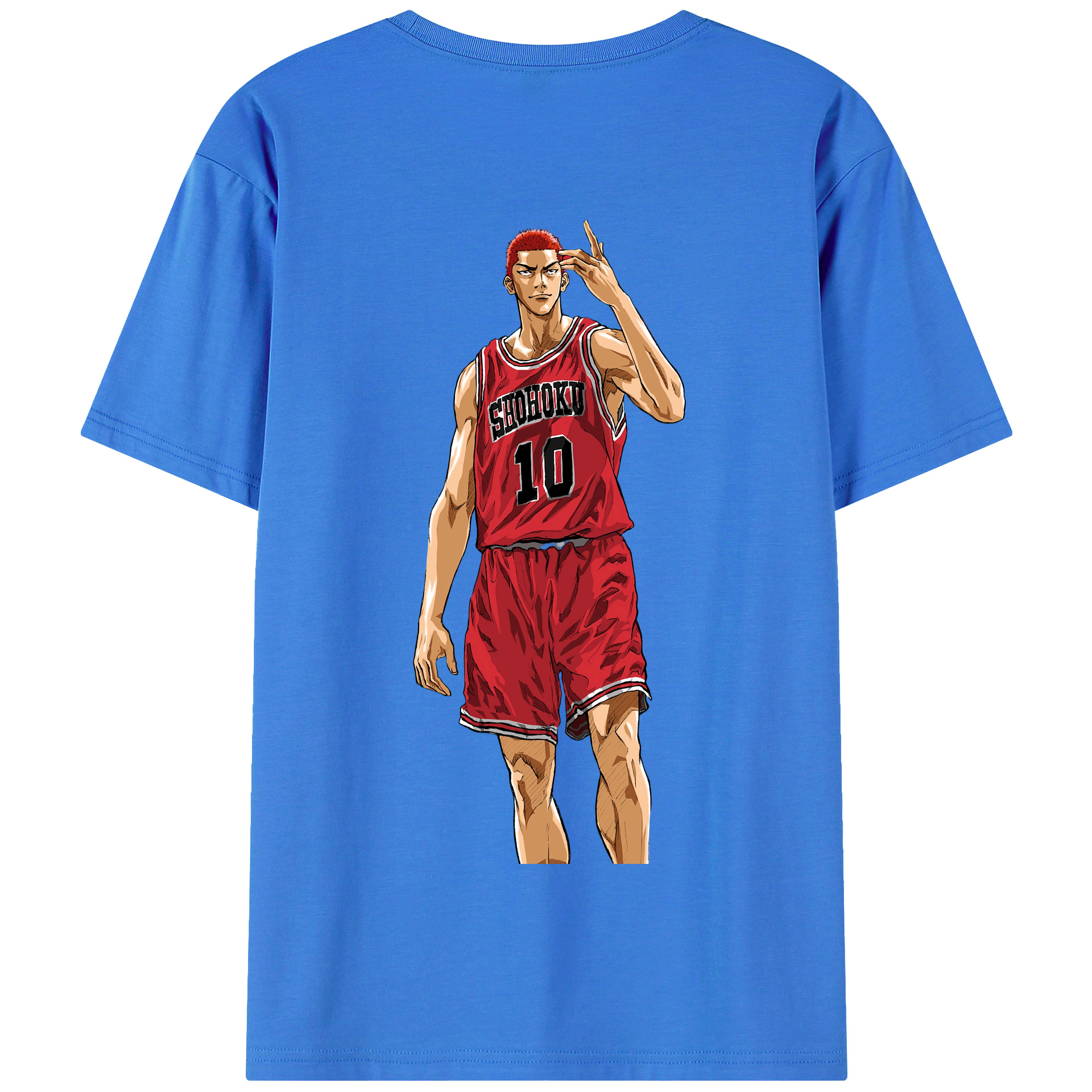 SLAM DUNK／スラムダンク 綿100％半袖Tシャツ（背面プリント）