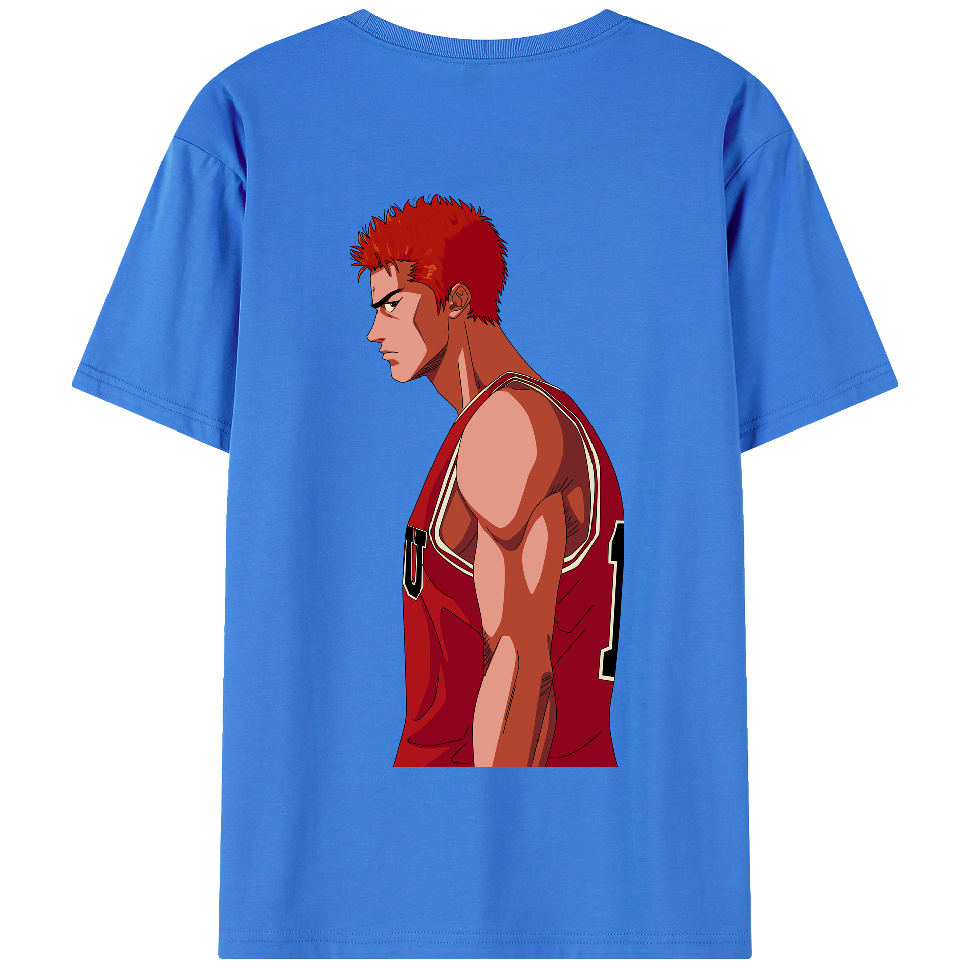 SLAM DUNK／スラムダンク 綿100％半袖Tシャツ（背面プリント）