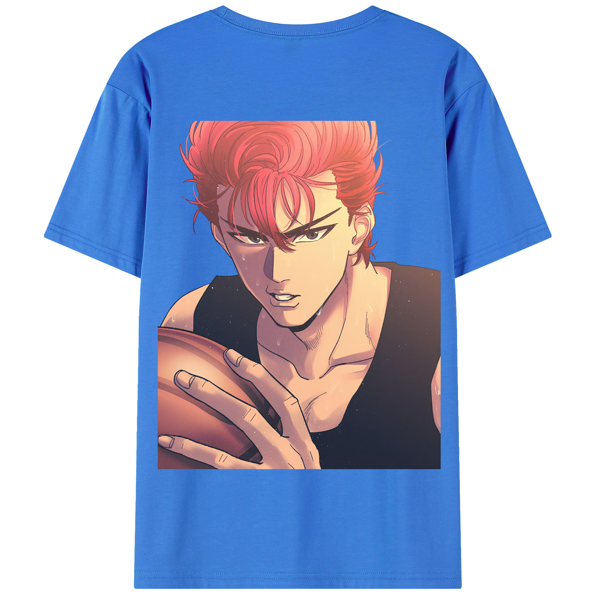 SLAM DUNK／スラムダンク 綿100％半袖Tシャツ（背面プリント）