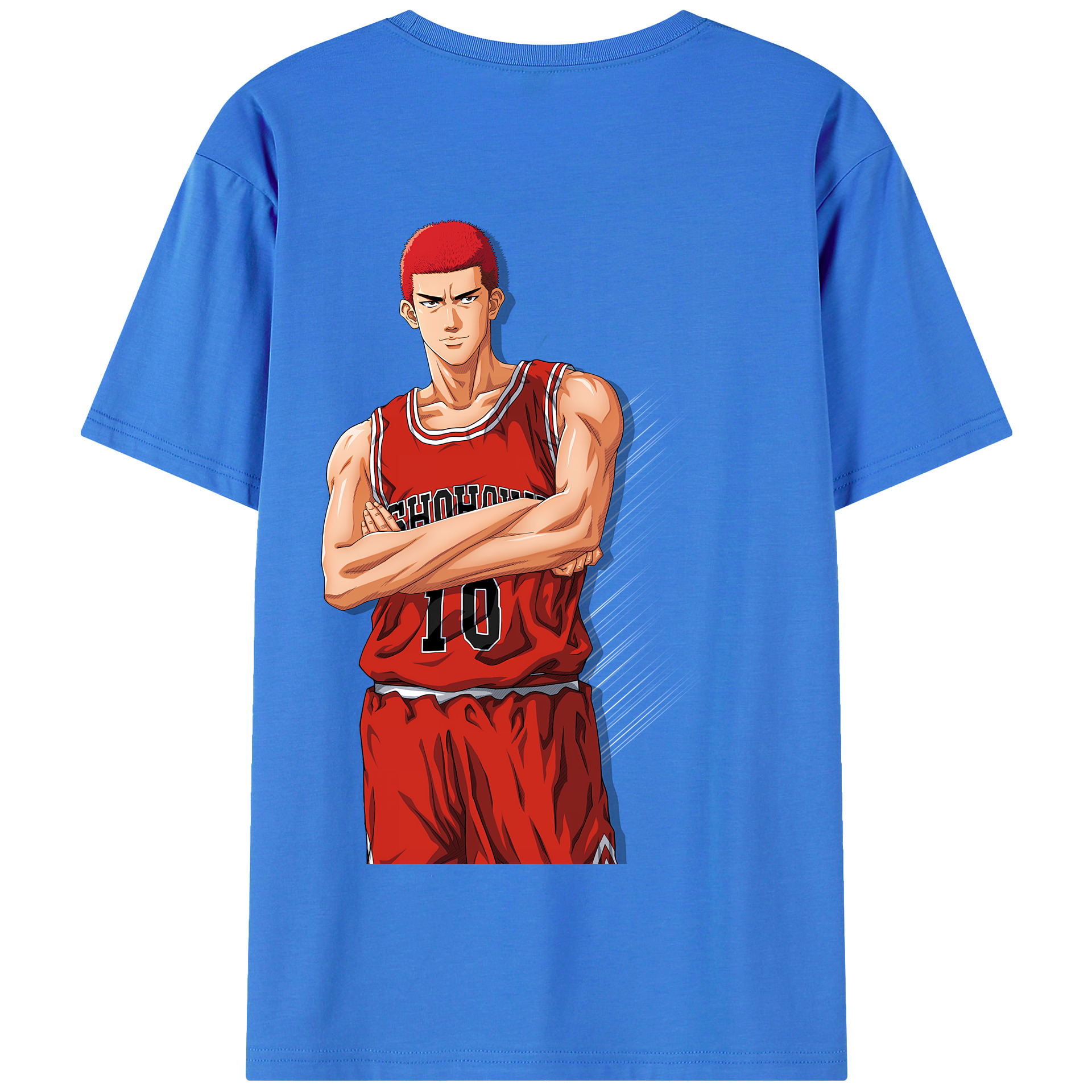 SLAM DUNK／スラムダンク 綿100％半袖Tシャツ（背面プリント）