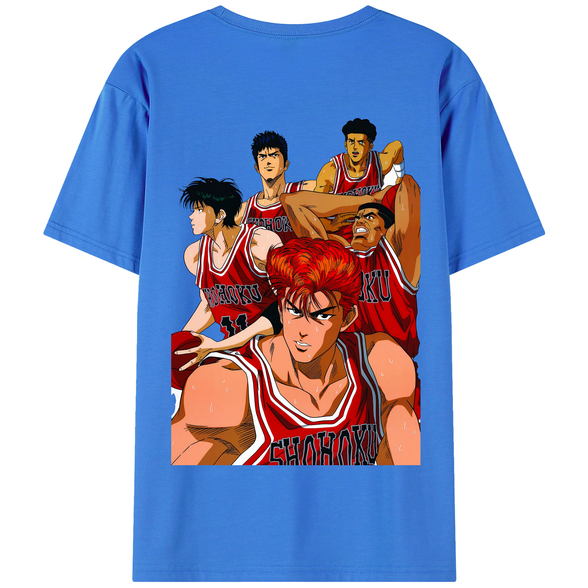 （画像用） SLAM DUNK／スラムダンク 綿100％半袖Tシャツ（背面プリント）