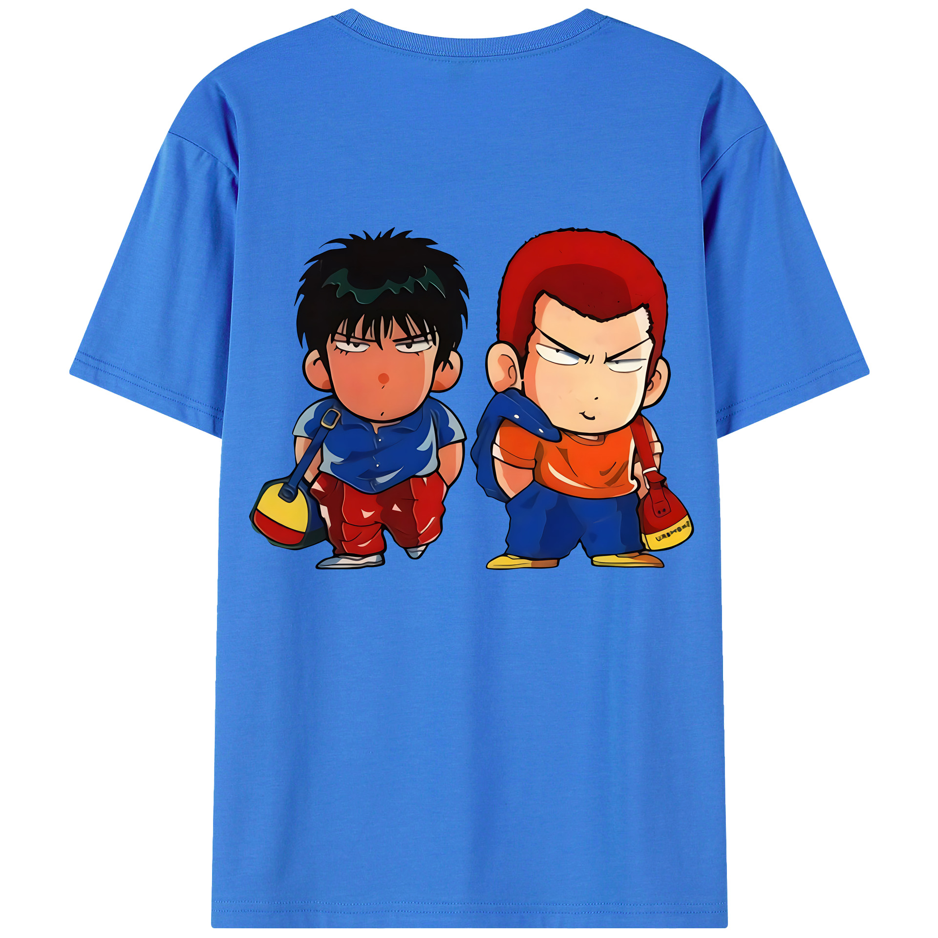 SLAM DUNK／スラムダンク 綿100％半袖Tシャツ（背面プリント）