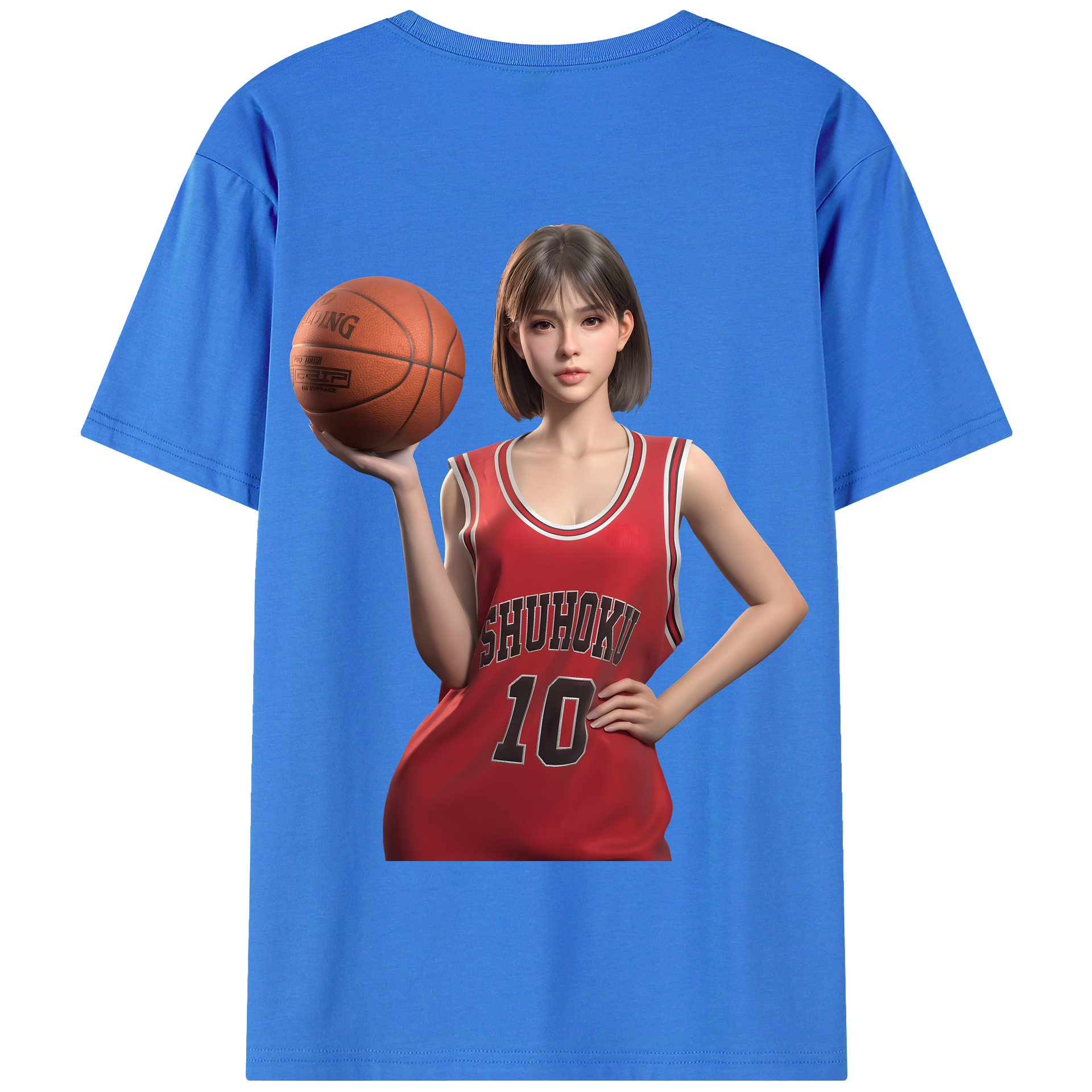 SLAM DUNK／スラムダンク 綿100％半袖Tシャツ（背面プリント）